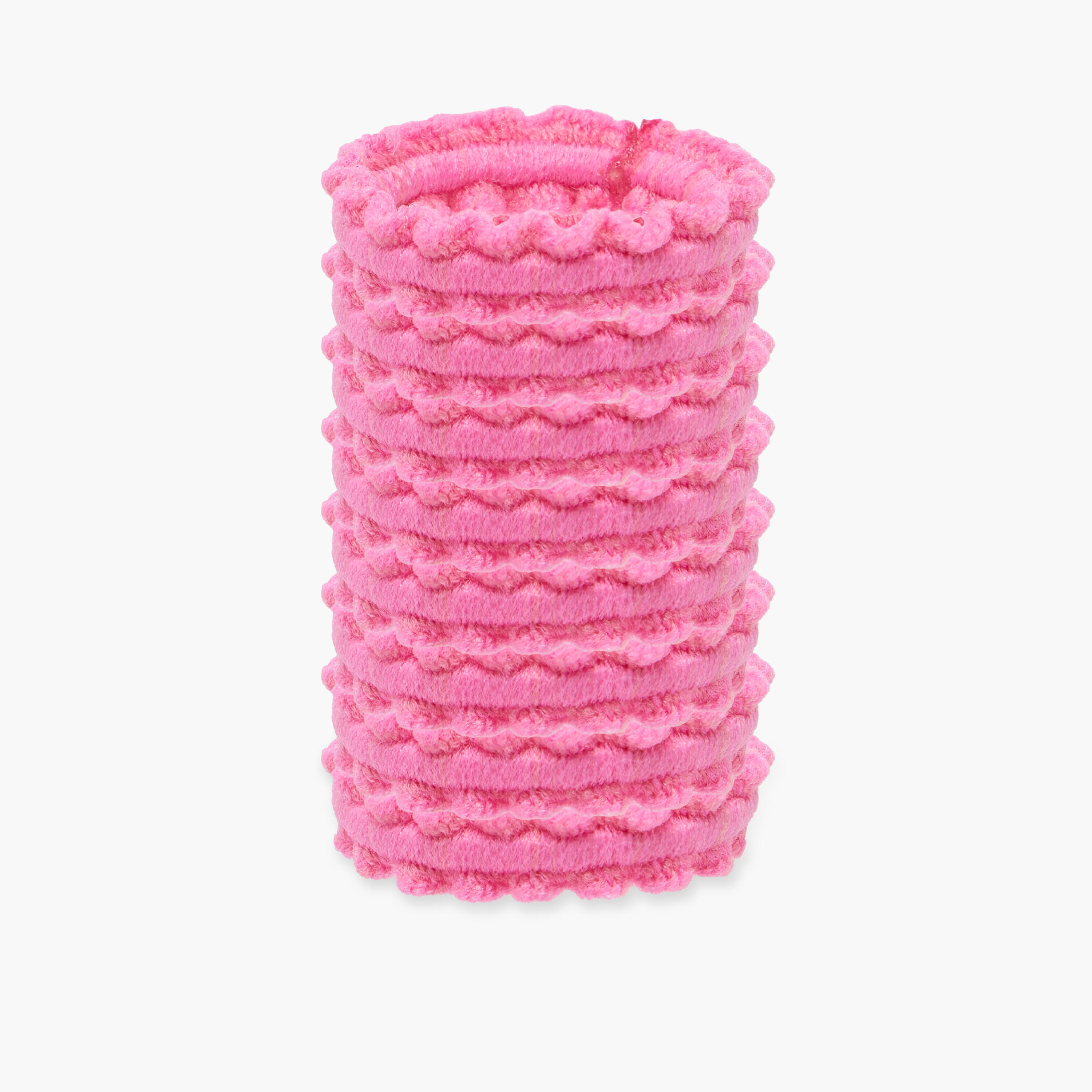 عبوة ربطات شعر مموجة بملمس بارز عدد 3 من جلوو-women-hairaccessories-scrunchies-image-3