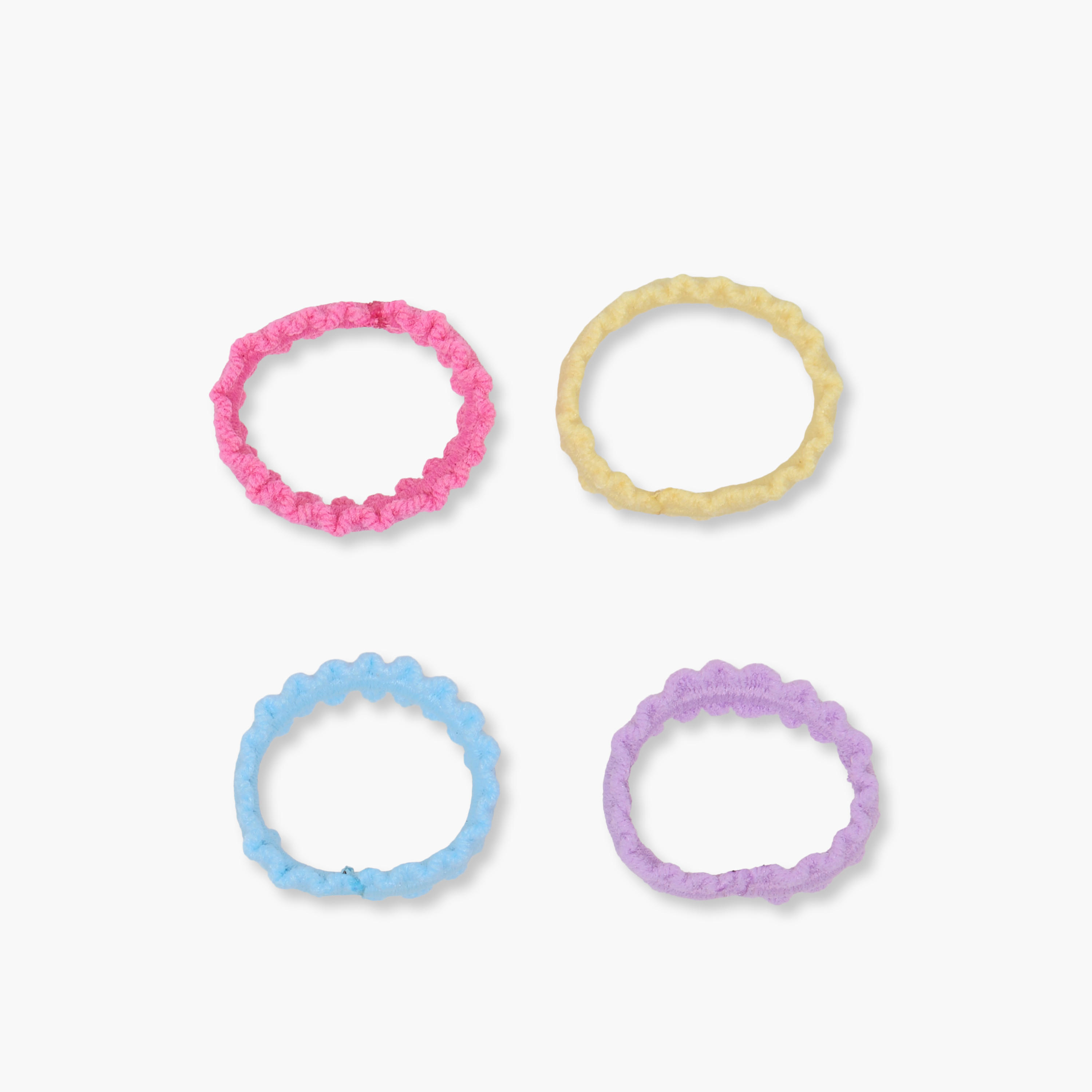عبوة ربطات شعر مموجة بملمس بارز عدد 3 من جلوو-women-hairaccessories-scrunchies-image-6