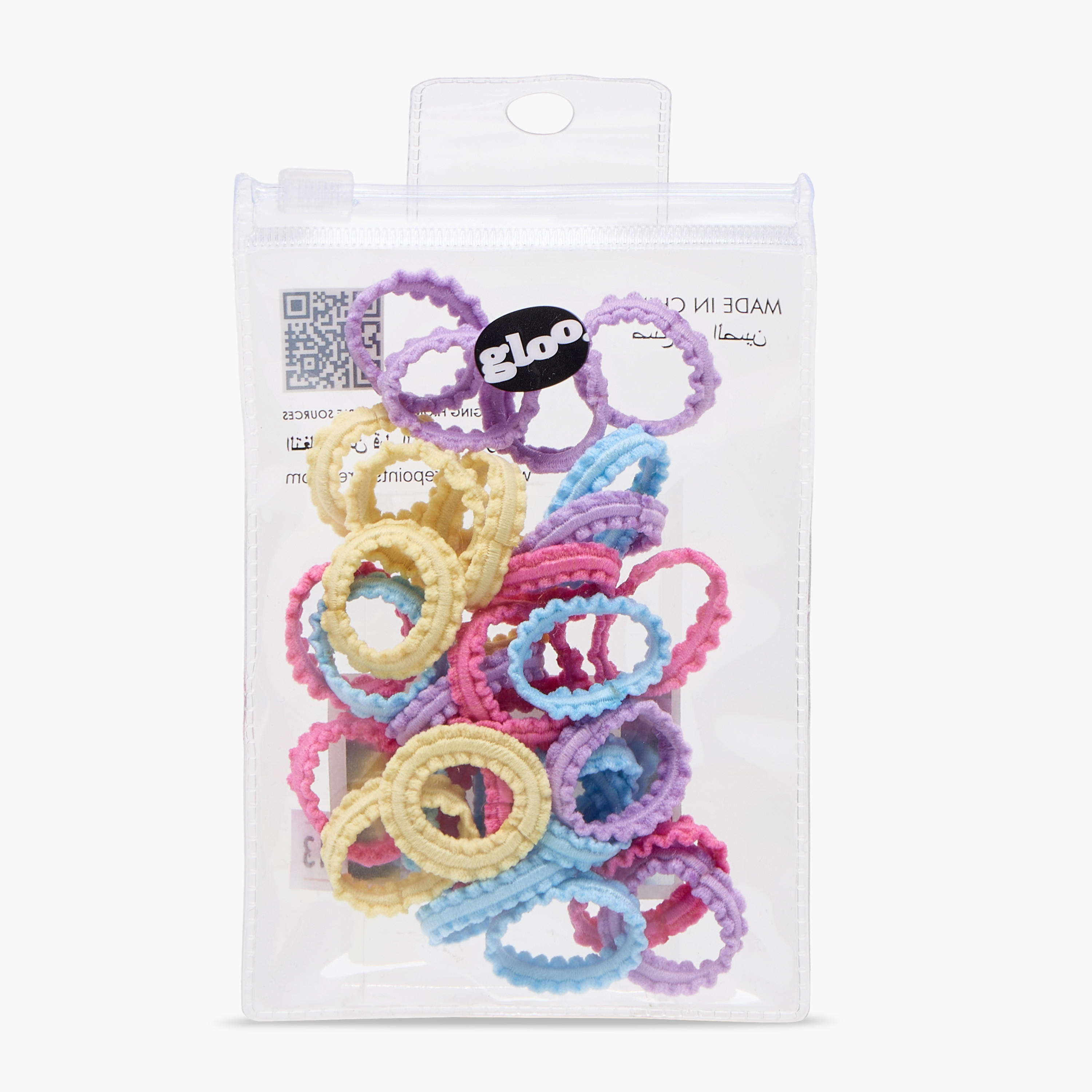 عبوة ربطات شعر مموجة بملمس بارز عدد 3 من جلوو-women-hairaccessories-scrunchies-image-9