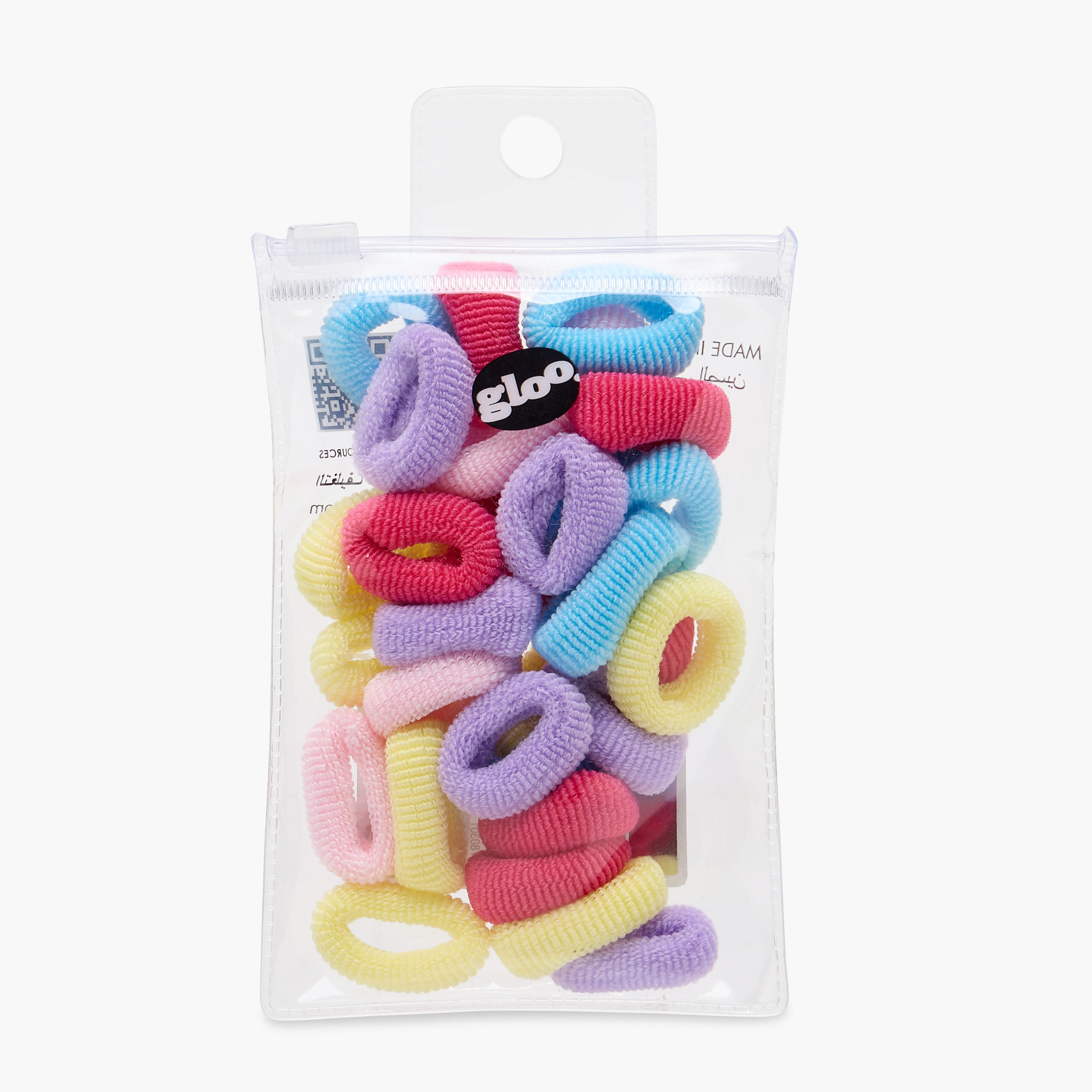 عبوة ربطات شعر مموجة بملمس بارز عدد 3 من جلوو-women-hairaccessories-scrunchies-image-10