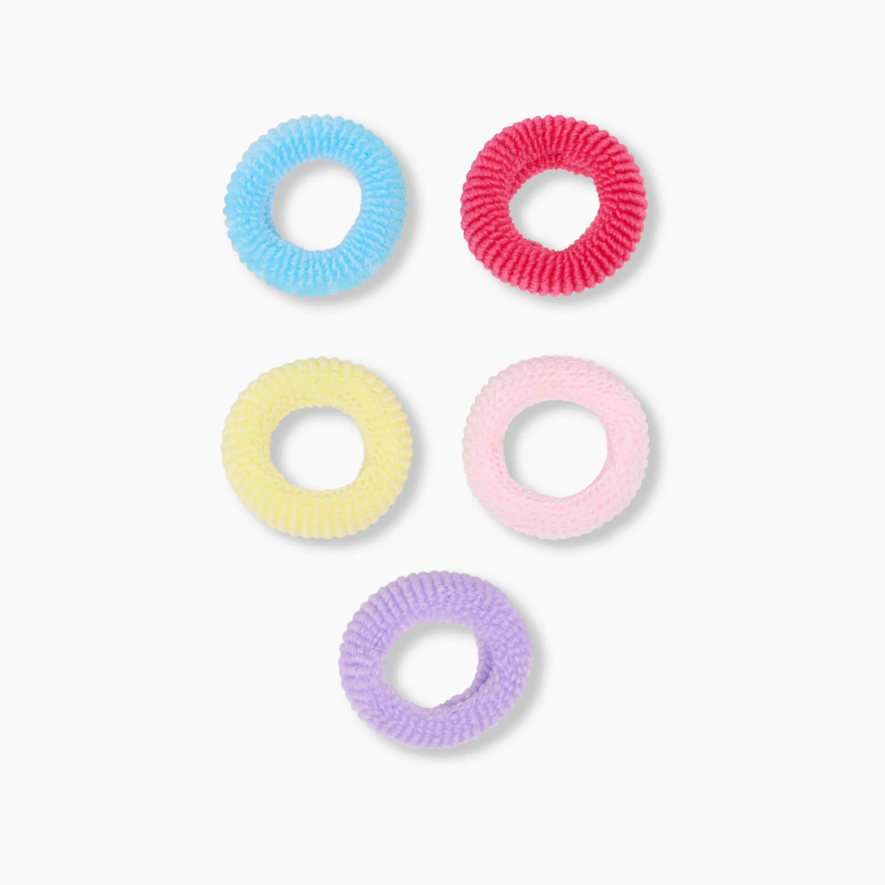 عبوة ربطات شعر مموجة بملمس بارز عدد 3 من جلوو-women-hairaccessories-scrunchies-image-7