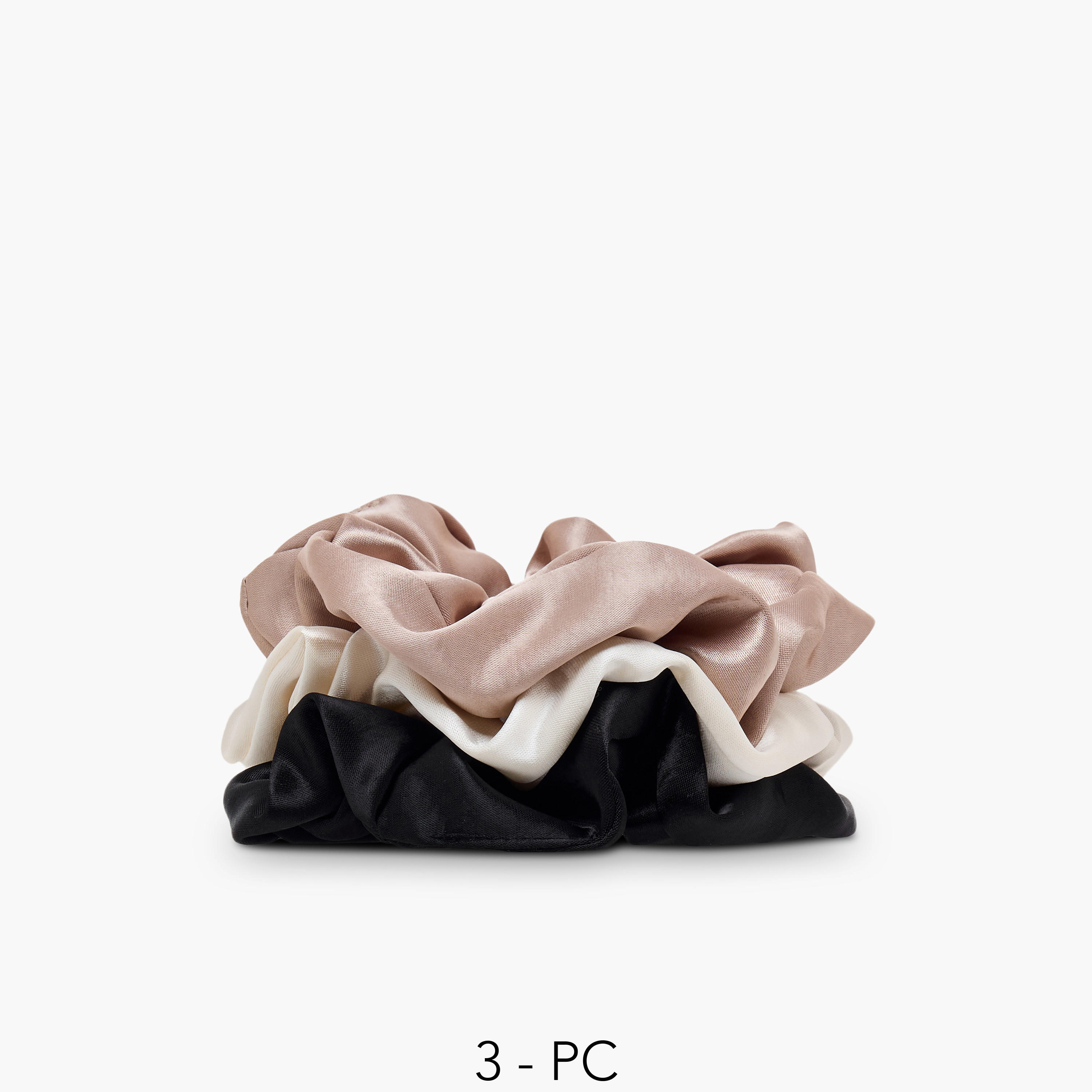 طقم ربطات سكرانشي ستان 3 قطع من جلو-women-hairaccessories-scrunchies-image-1