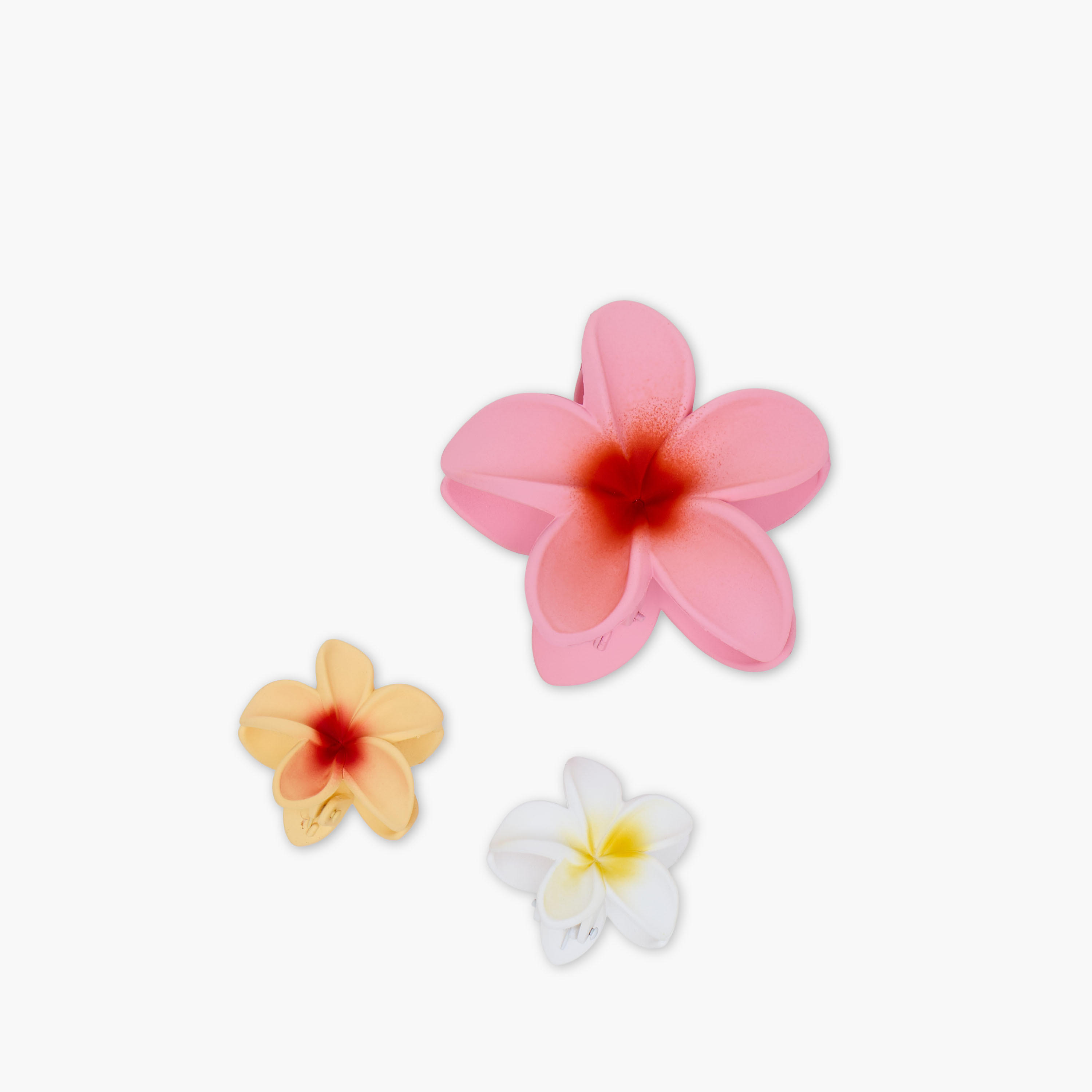 Gloo Pack of 3 Tropical Flower Shape Hair Clamps-women-hairaccessories-clamps-image-5