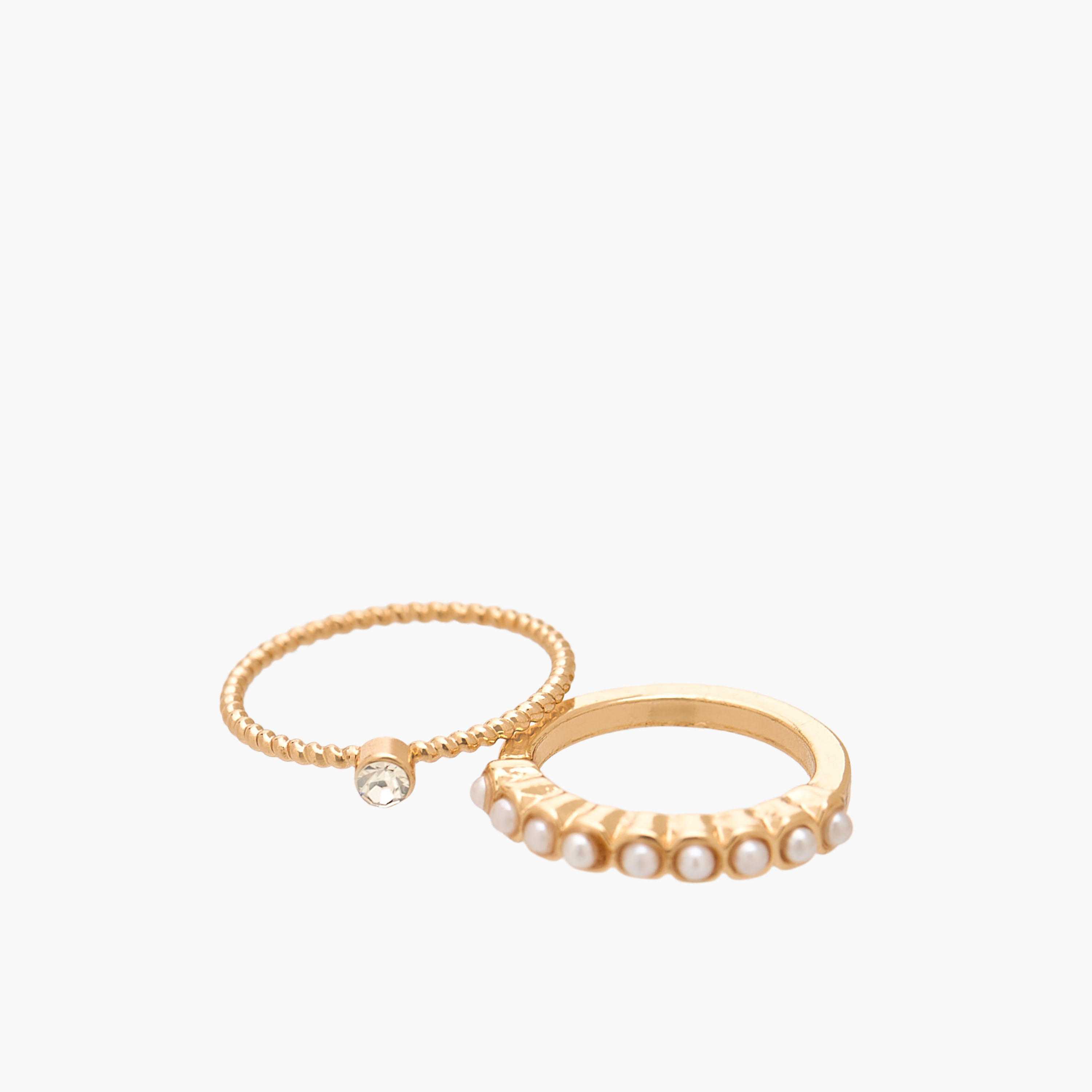 طقم خواتم ميتاليك 8 قطع من جلو-women-watchesandjewellery-jewellery-rings-image-11