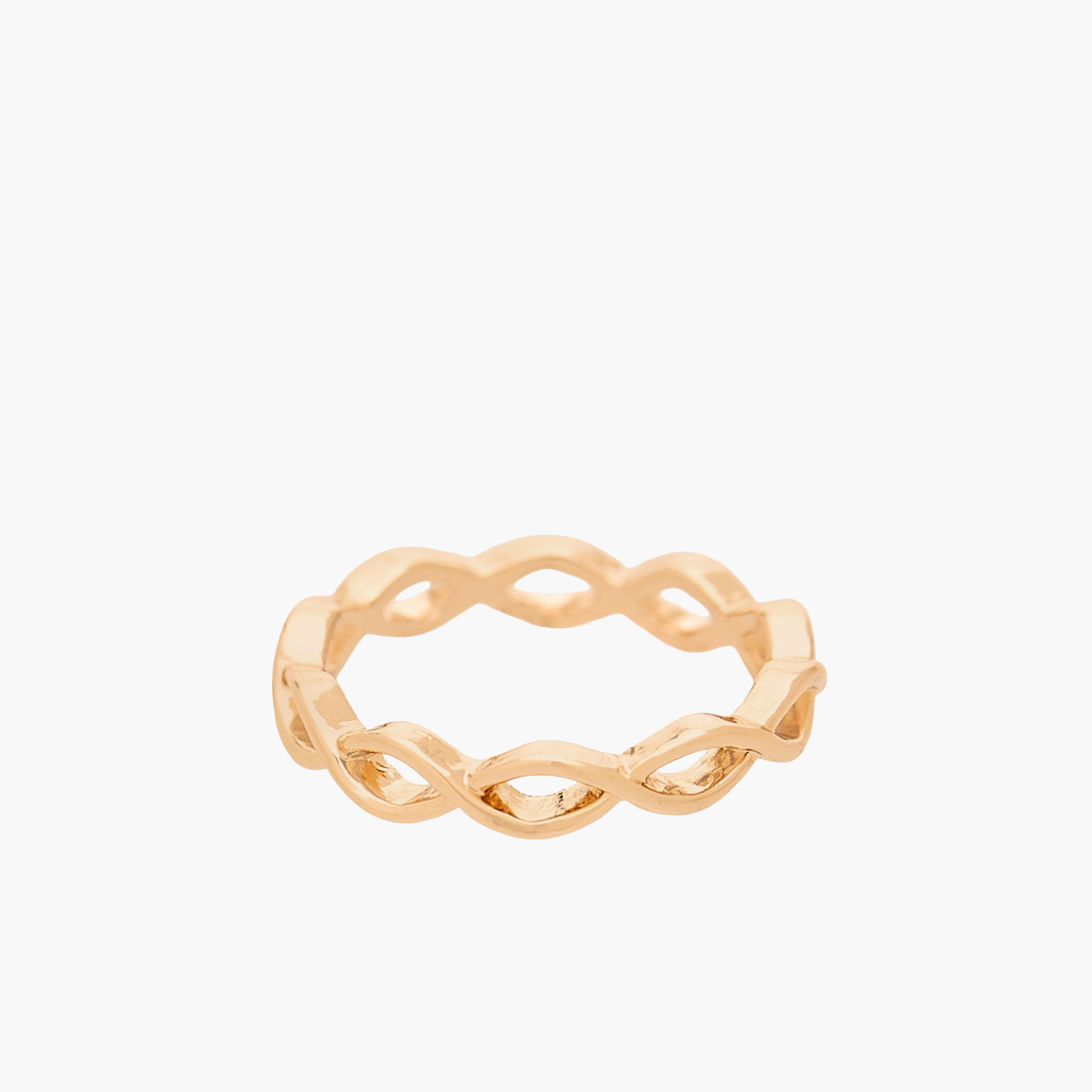 Gloo Pack of 8 Metallic Ring-women-watchesandjewellery-jewellery-rings-image-2