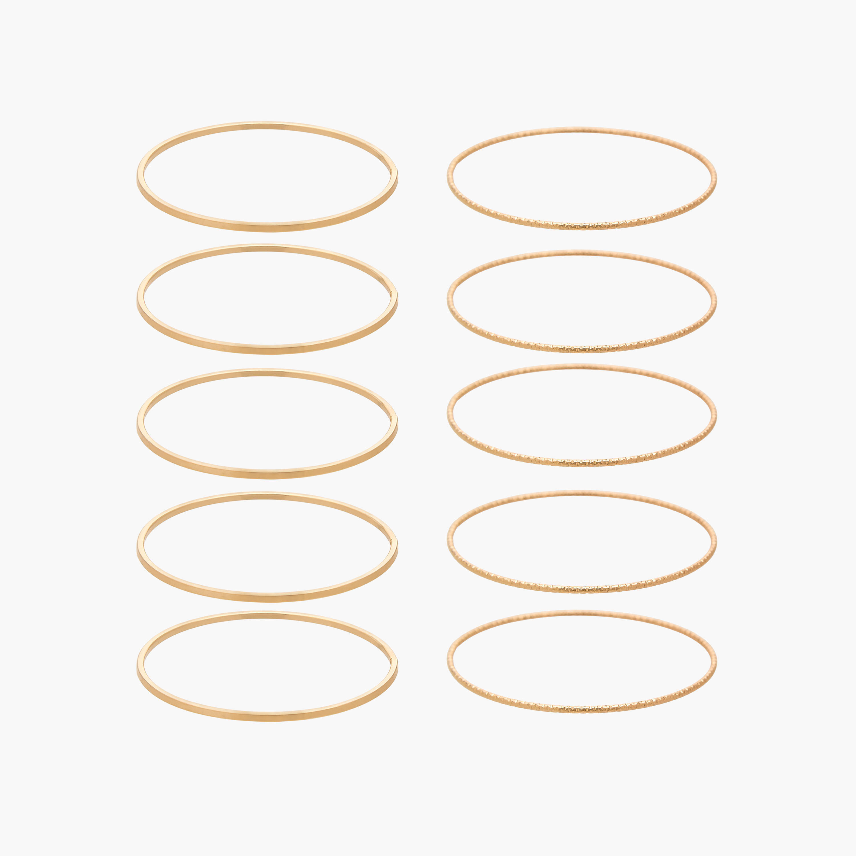 Gloo Pack of 10 Metallic Bangle-women-watchesandjewellery-jewellery-banglesandbracelets-image-1