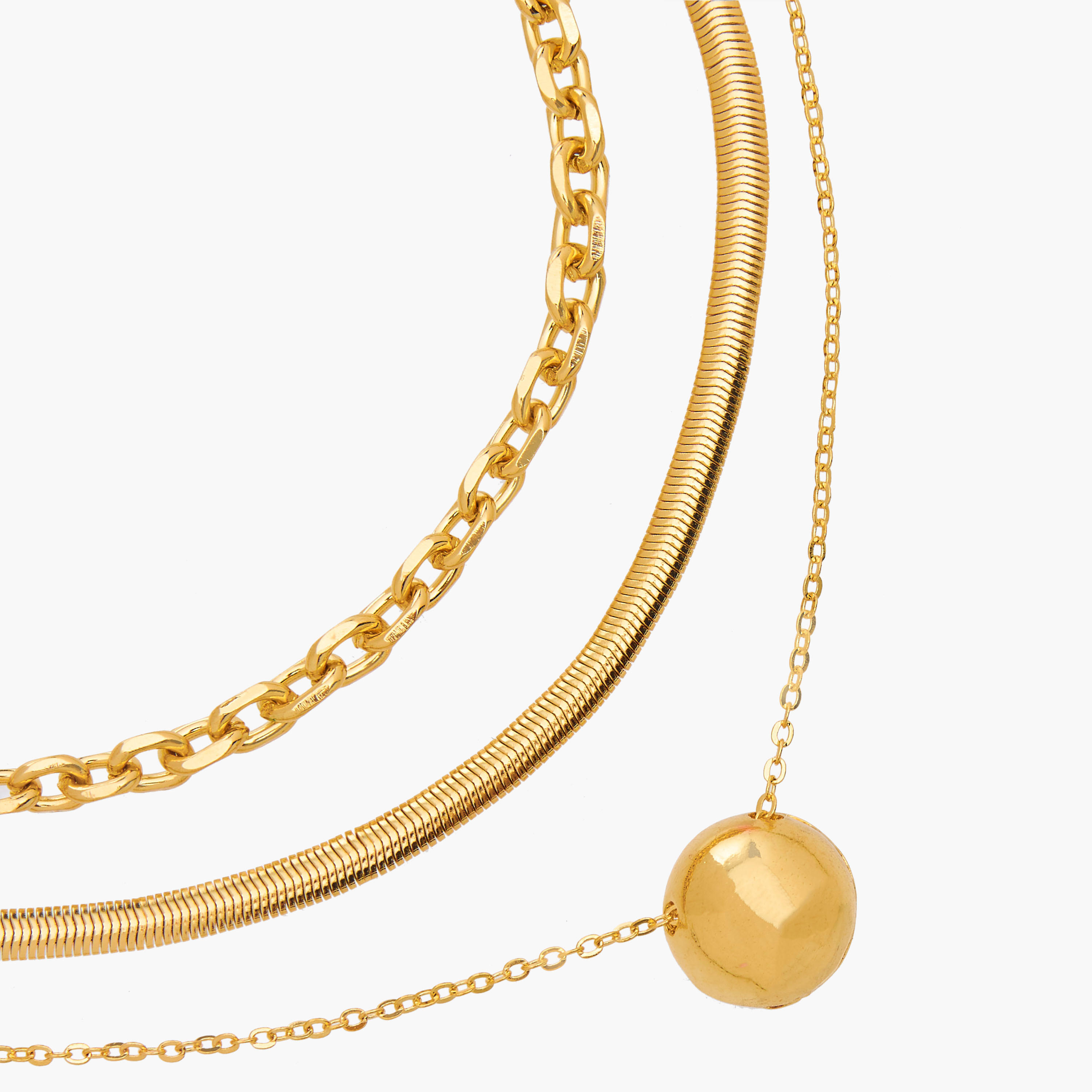 Gloo Metal Pendant Necklace with Lobster Clasp Closure-women-watchesandjewellery-jewellery-necklacesandpendants-image-3