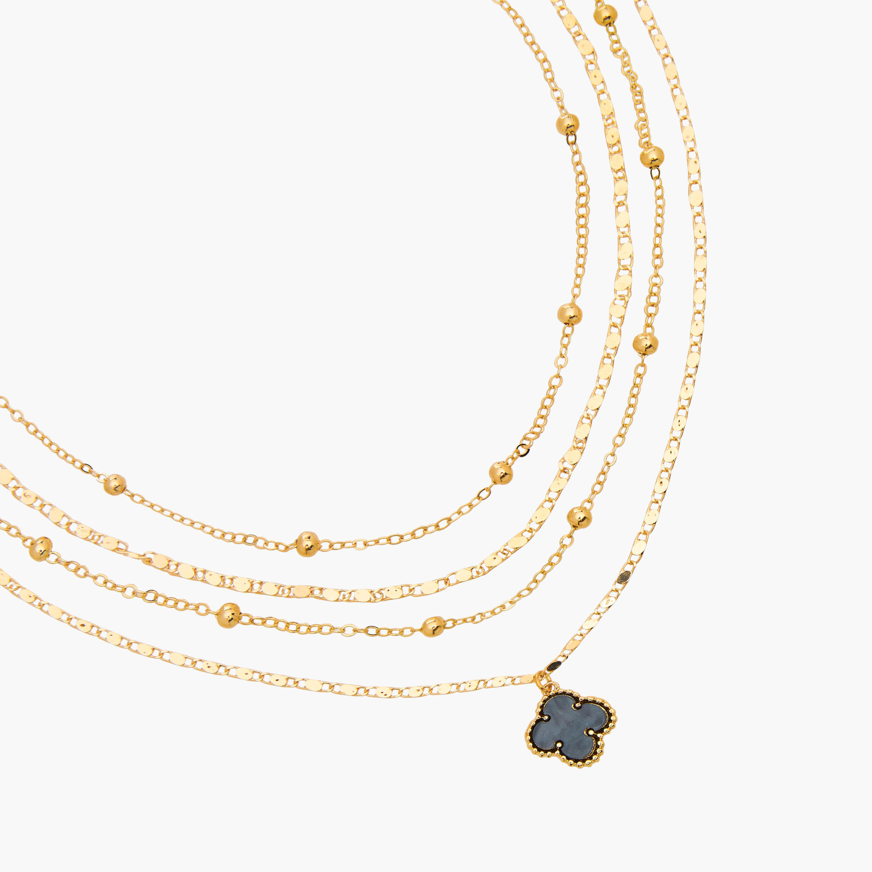 قلادة بدلاية معدنية ومشبك إغلاق من جلو-women-watchesandjewellery-jewellery-necklacesandpendants-image-2