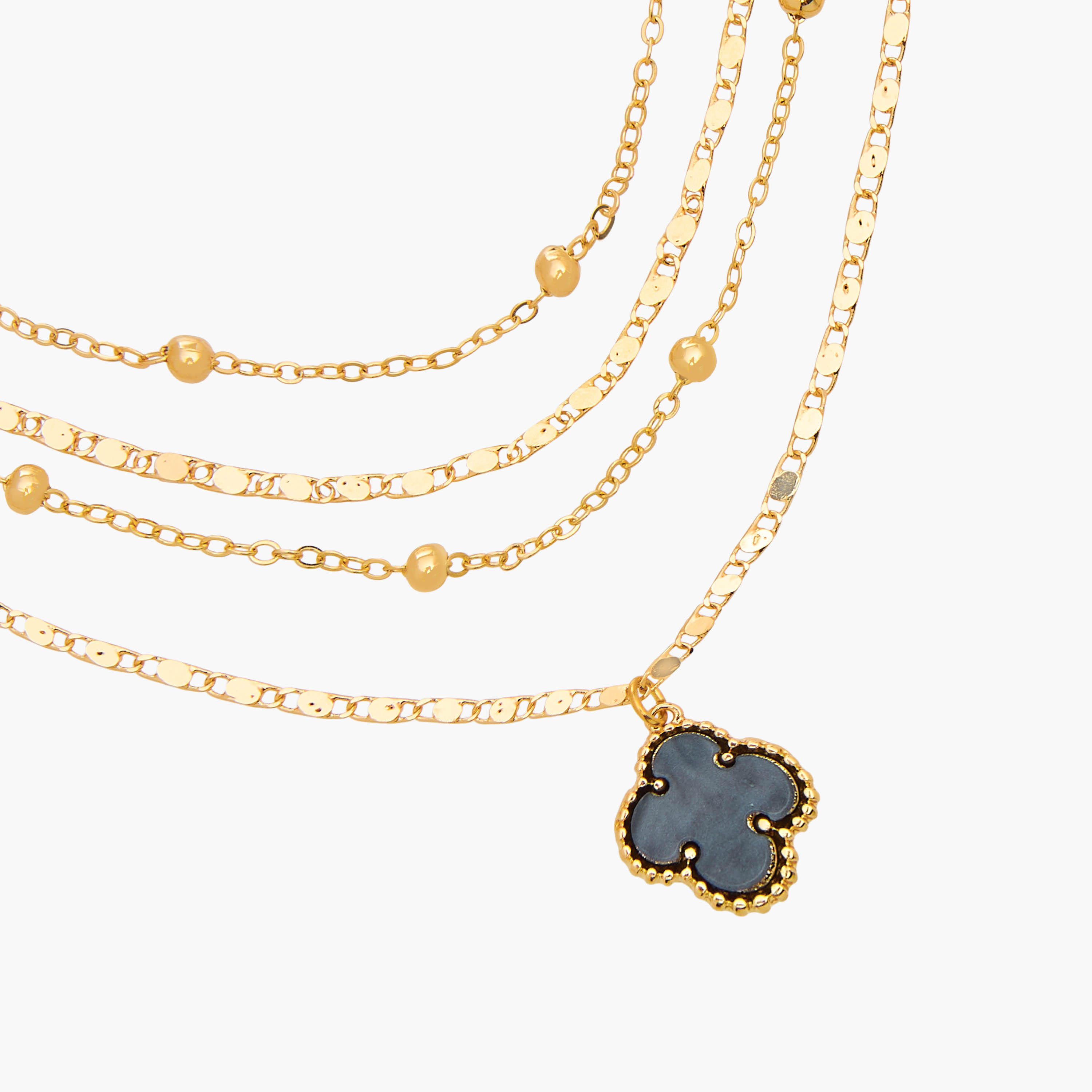 قلادة بدلاية معدنية ومشبك إغلاق من جلو-women-watchesandjewellery-jewellery-necklacesandpendants-image-3