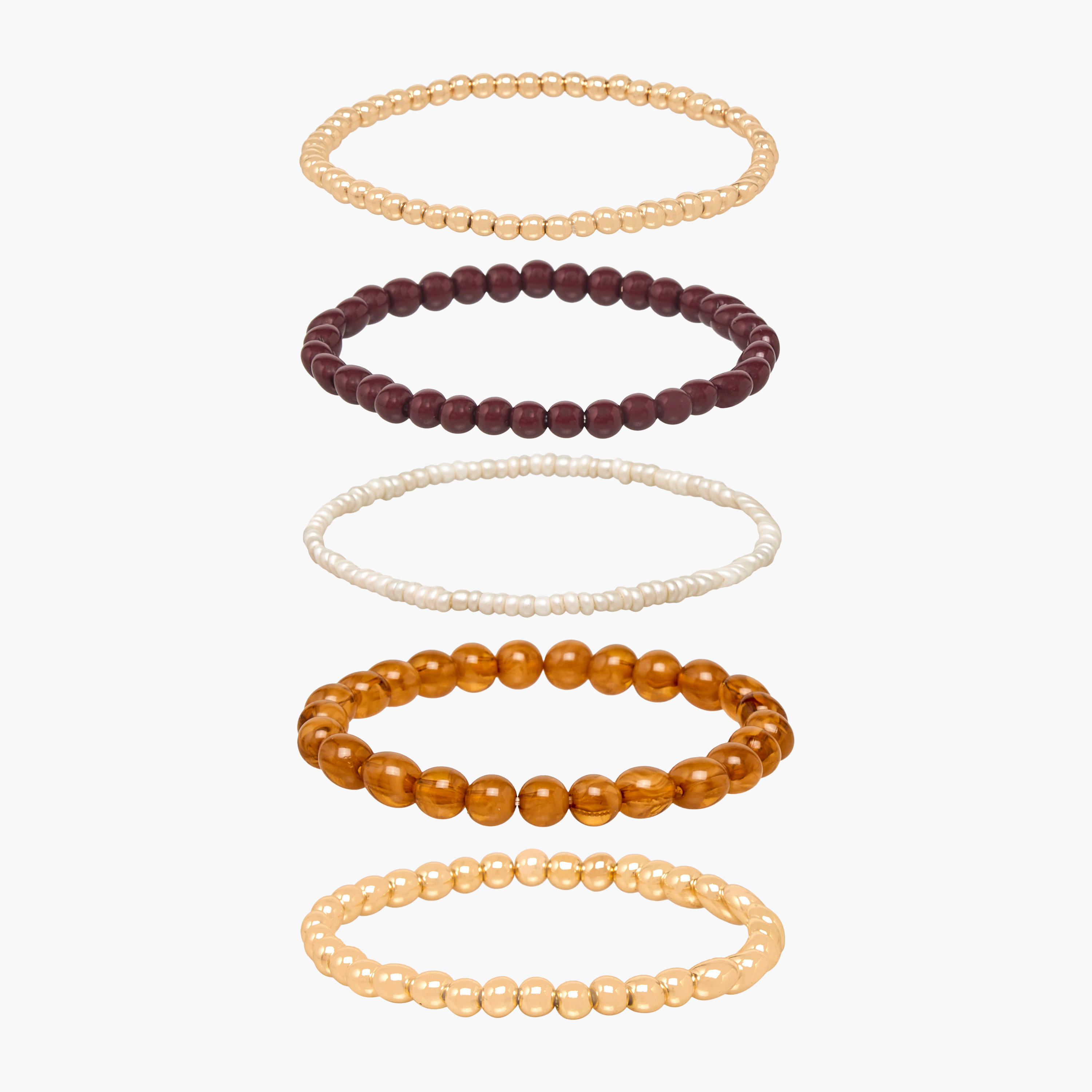 أساور خرز من جلو - عبوة 5 قطع-women-watchesandjewellery-jewellery-banglesandbracelets-image-10