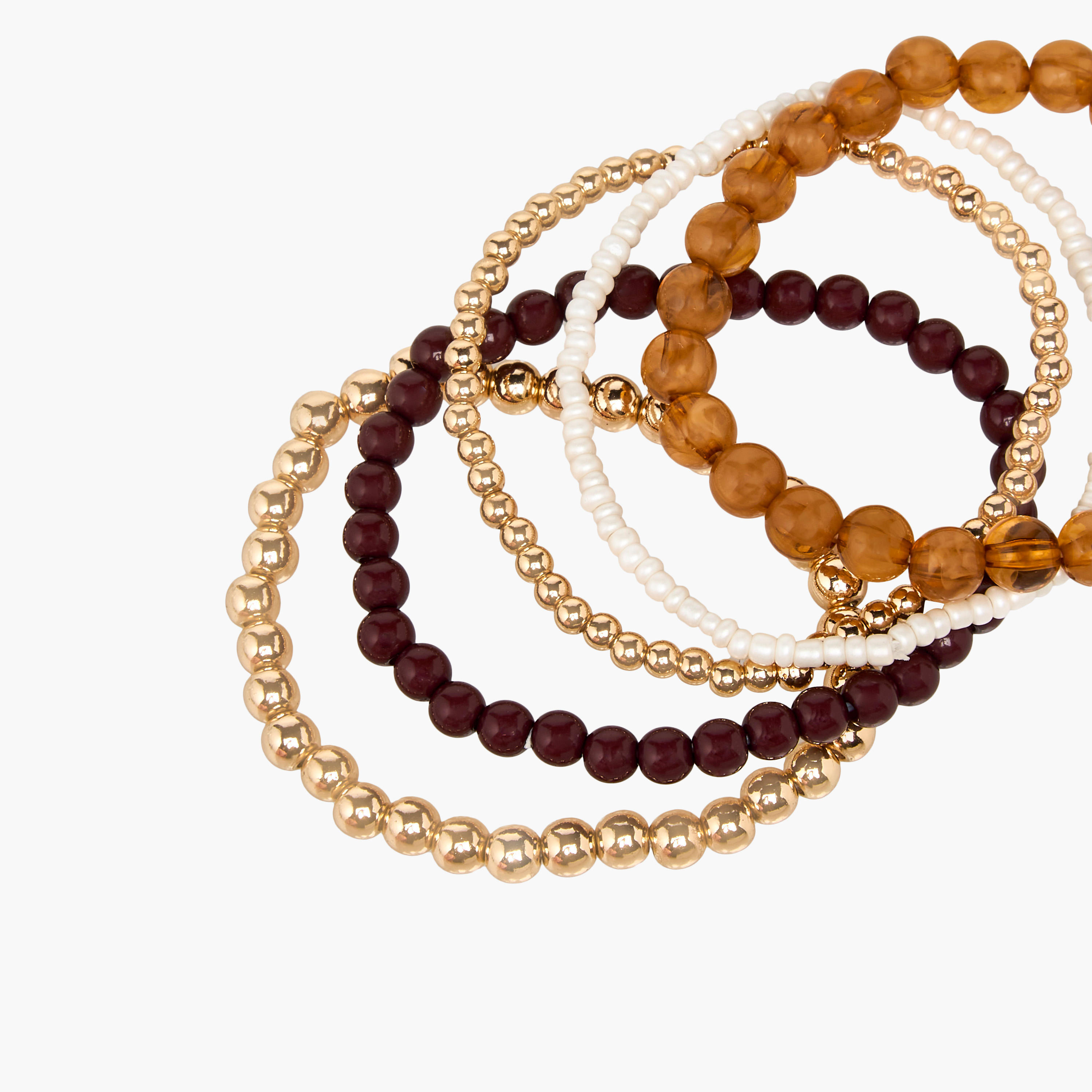 أساور خرز من جلو - عبوة 5 قطع-women-watchesandjewellery-jewellery-banglesandbracelets-image-12