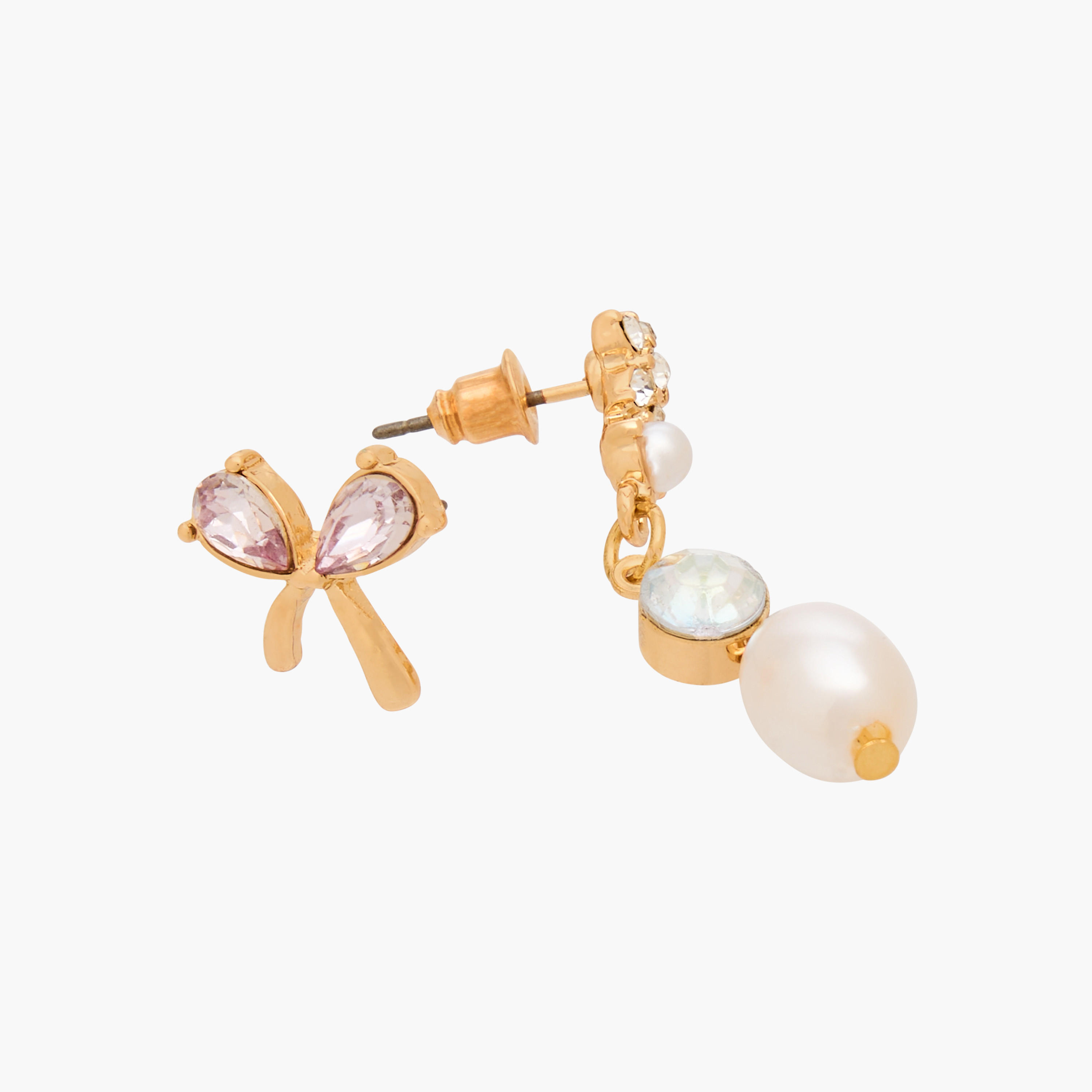Gloo Pack of 6 Metallic Embellished Earrings with Pushback Closure-women-watchesandjewellery-jewellery-earrings-image-4