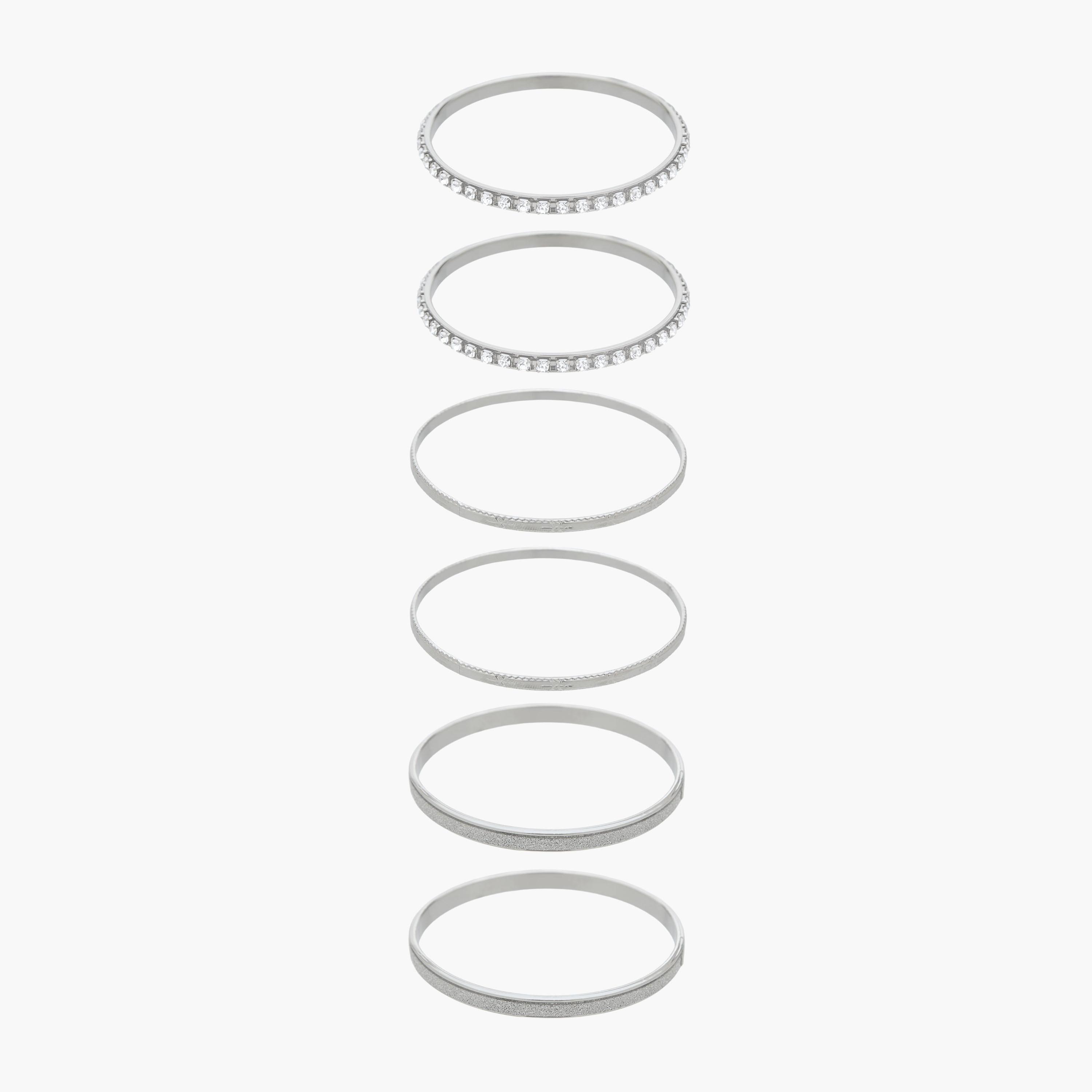 أساور ميتاليك من جلو - عبوة 6 قطع-women-watchesandjewellery-jewellery-banglesandbracelets-image-10