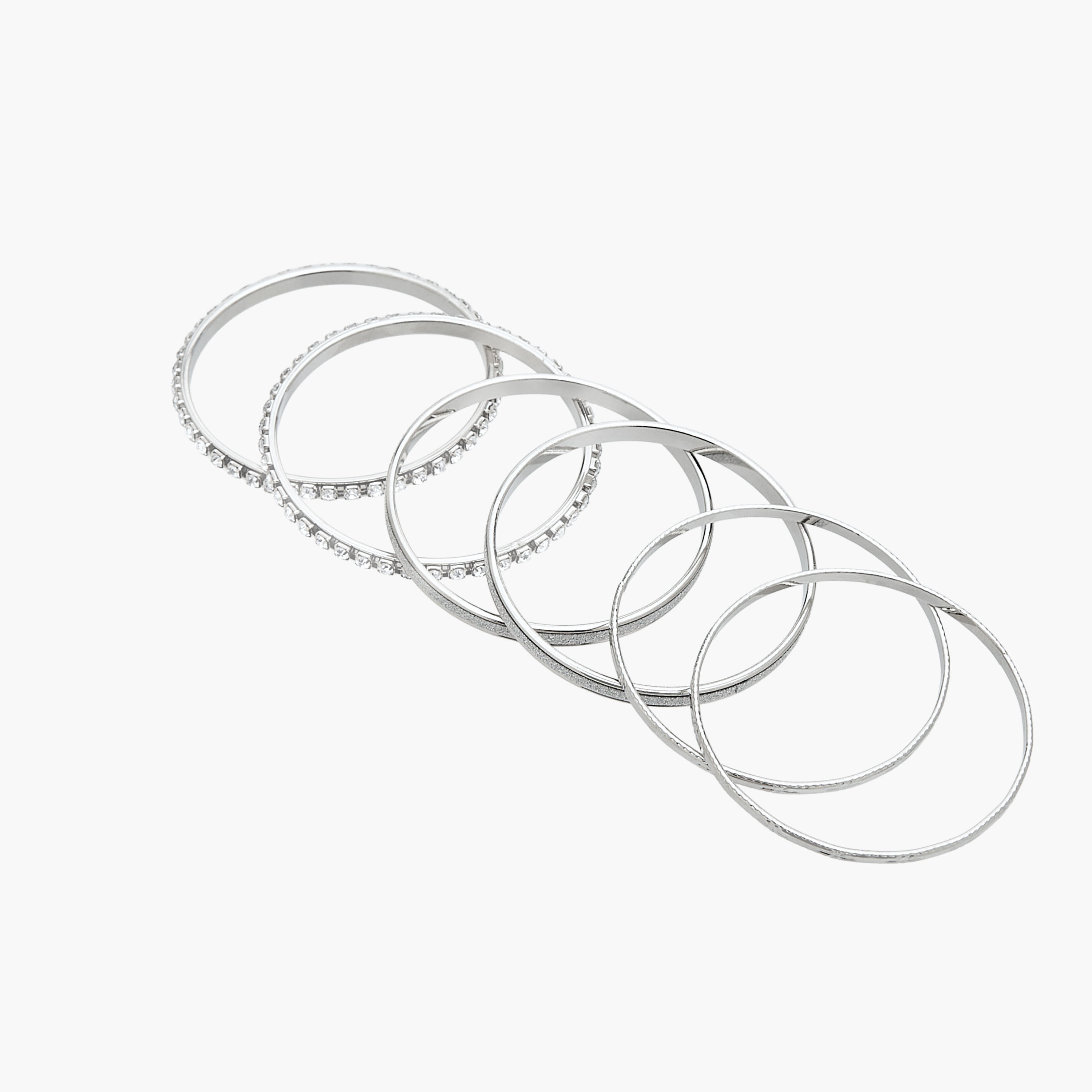 أساور ميتاليك من جلو - عبوة 6 قطع-women-watchesandjewellery-jewellery-banglesandbracelets-image-14