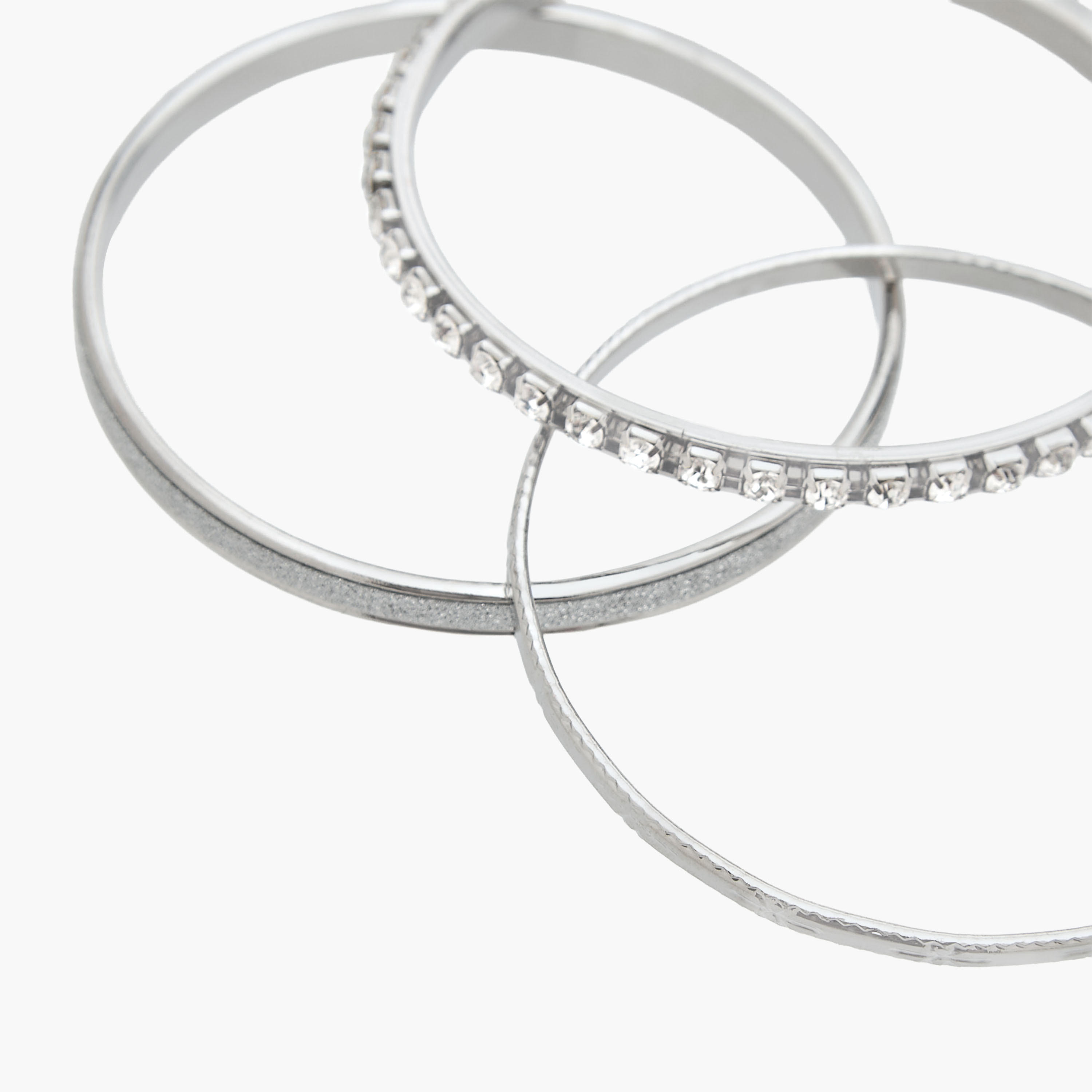 أساور ميتاليك من جلو - عبوة 6 قطع-women-watchesandjewellery-jewellery-banglesandbracelets-image-15