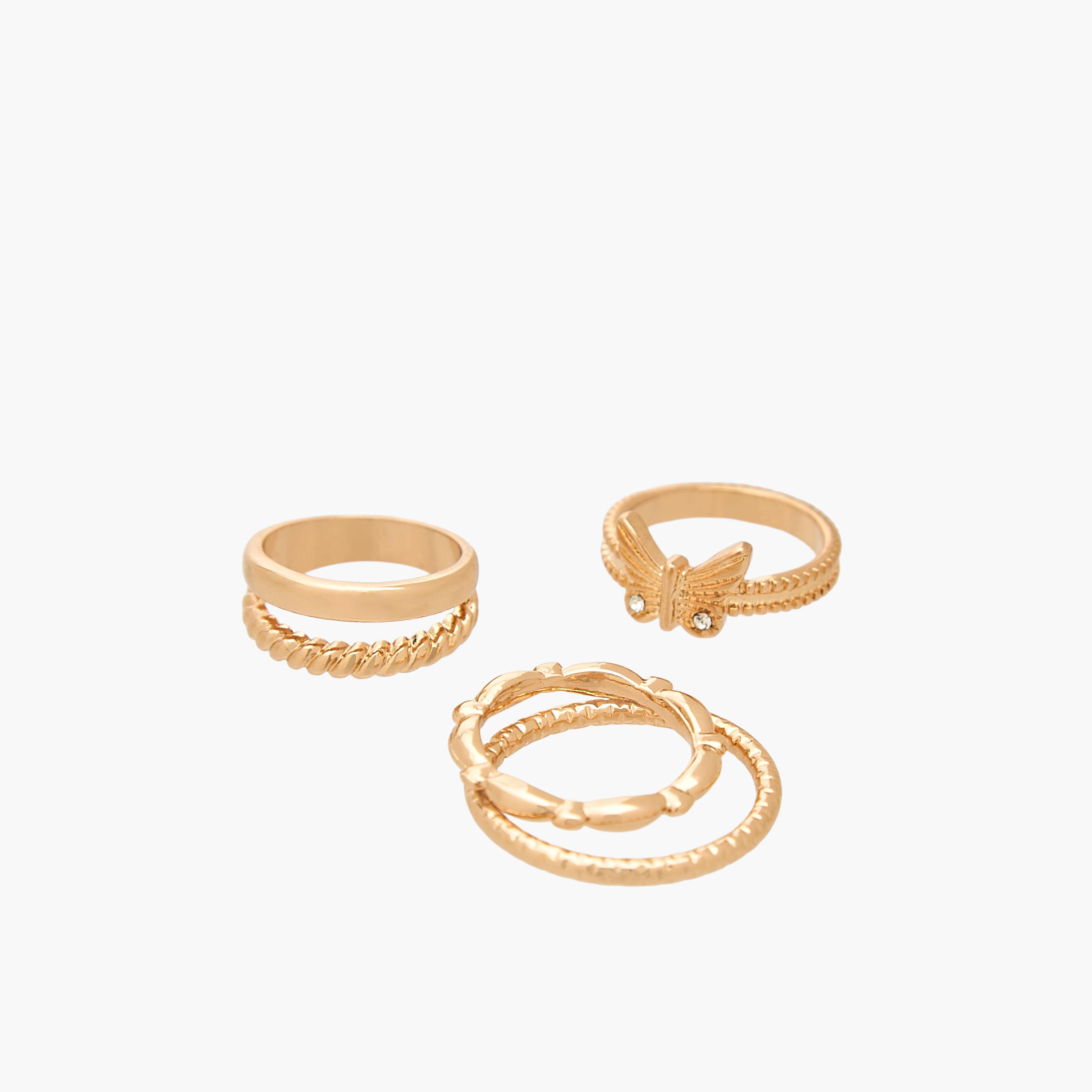 خواتم ميتاليك من جلو - عبوة 8 قطع-women-watchesandjewellery-jewellery-rings-image-10