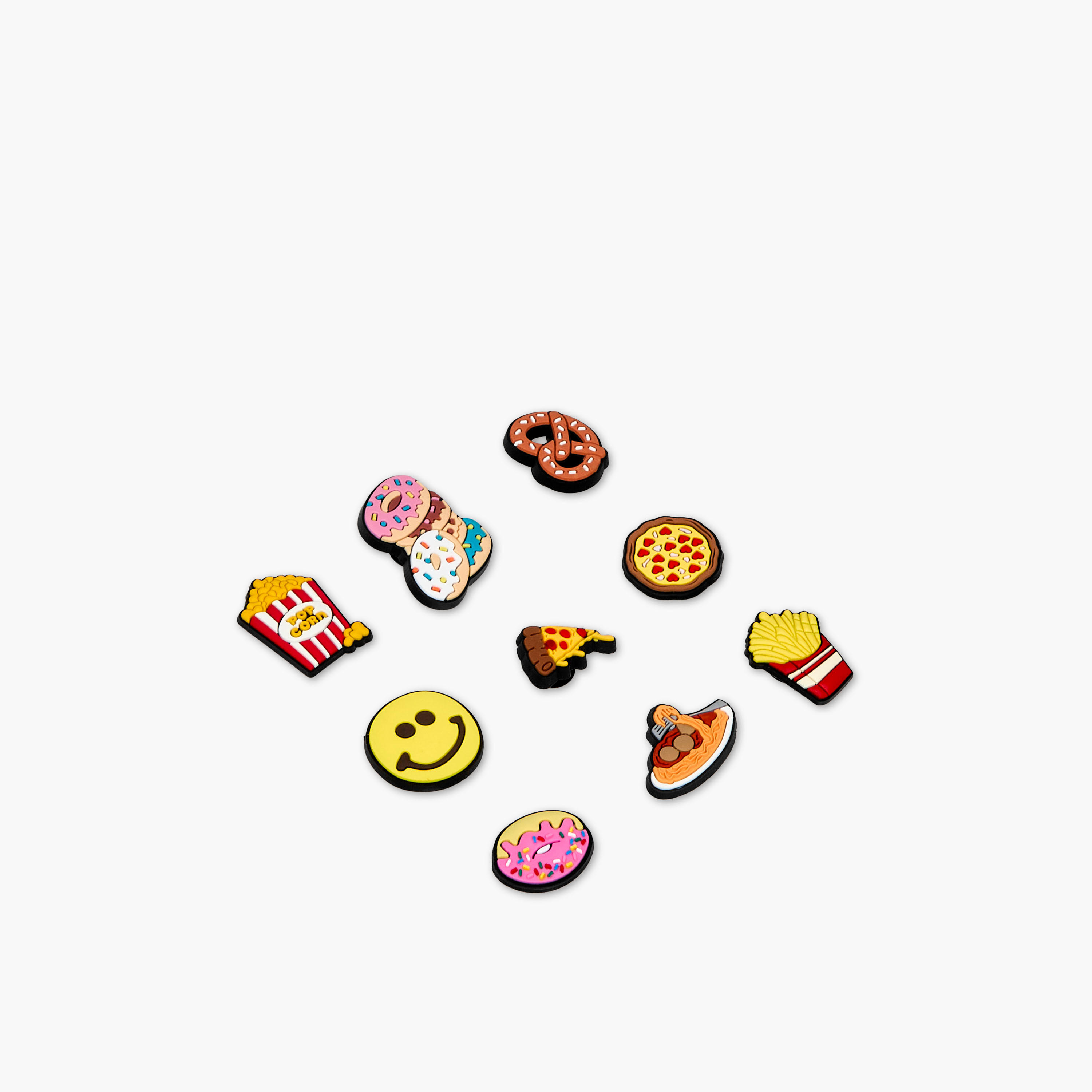 Set of 9 - Gloo Food Clog Charm-women-clothingaccessories-novelties-image-2