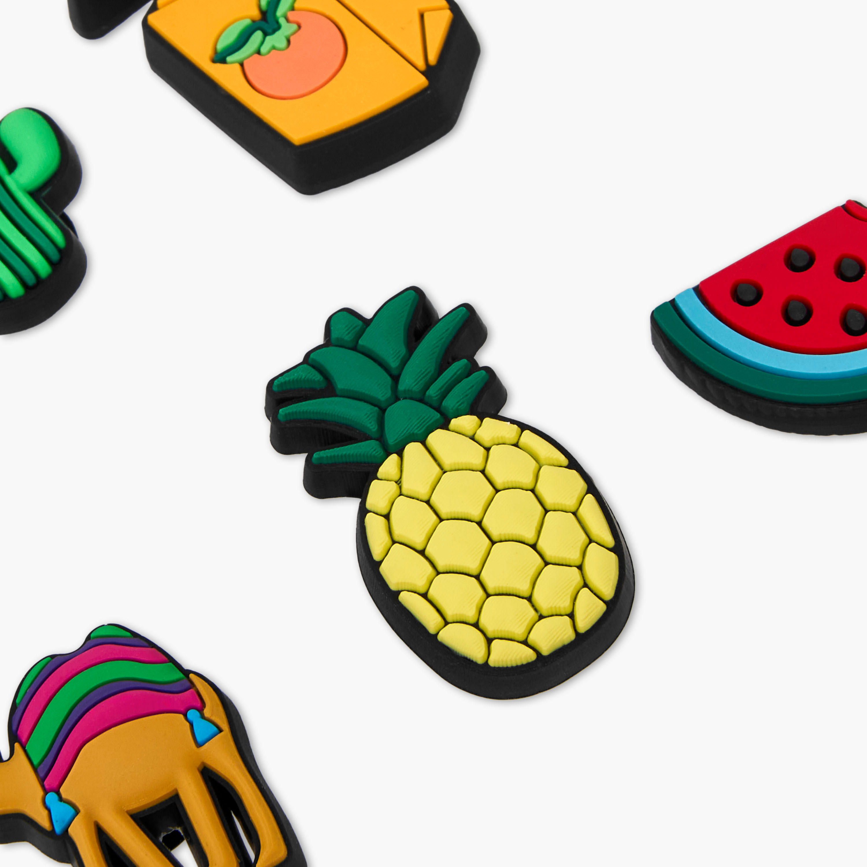 Set of 7 - Gloo Desert Fruit Clog Charm-women-clothingaccessories-novelties-image-3