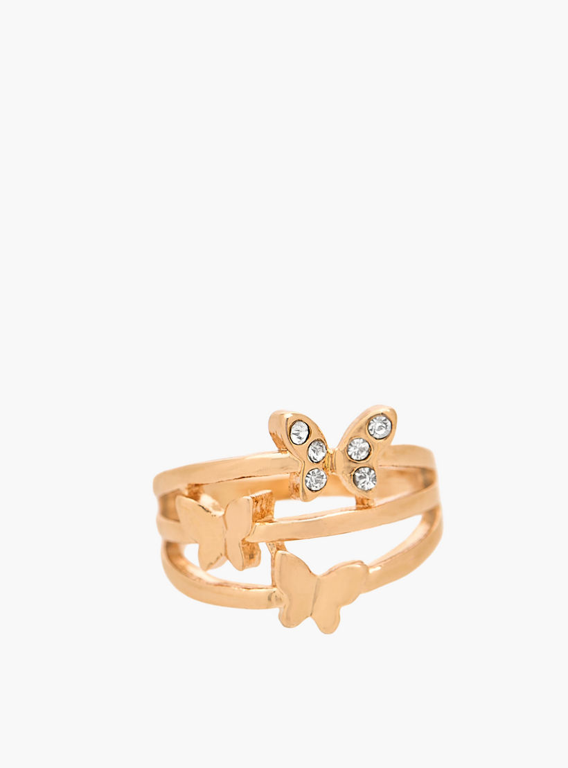 Gloo Pack of 8 Metallic Ring-women-watchesandjewellery-jewellery-rings-image-5