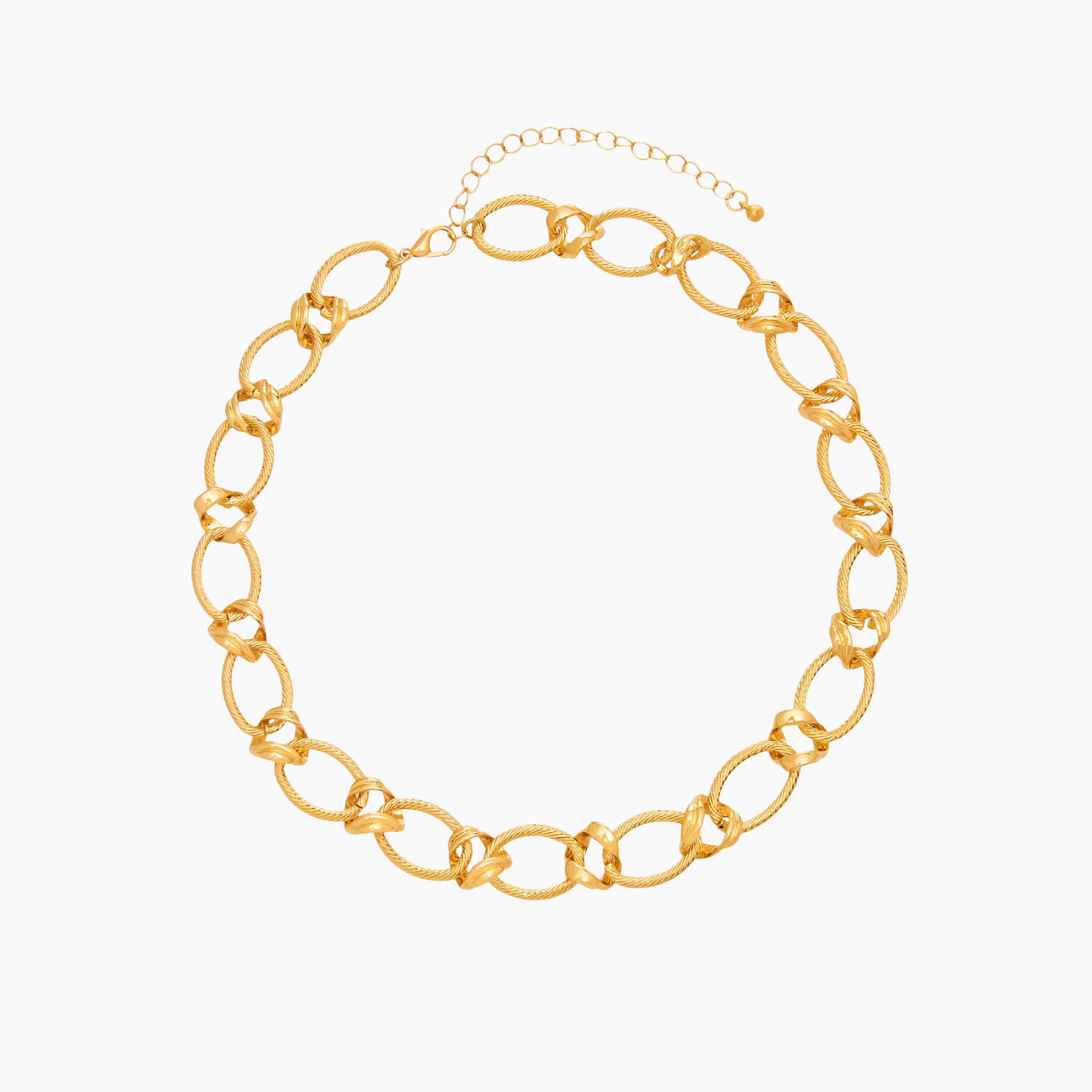 Gloo Metal Choker Necklace with Lobster Clasp Closure-women-watchesandjewellery-jewellery-necklacesandpendants-image-1