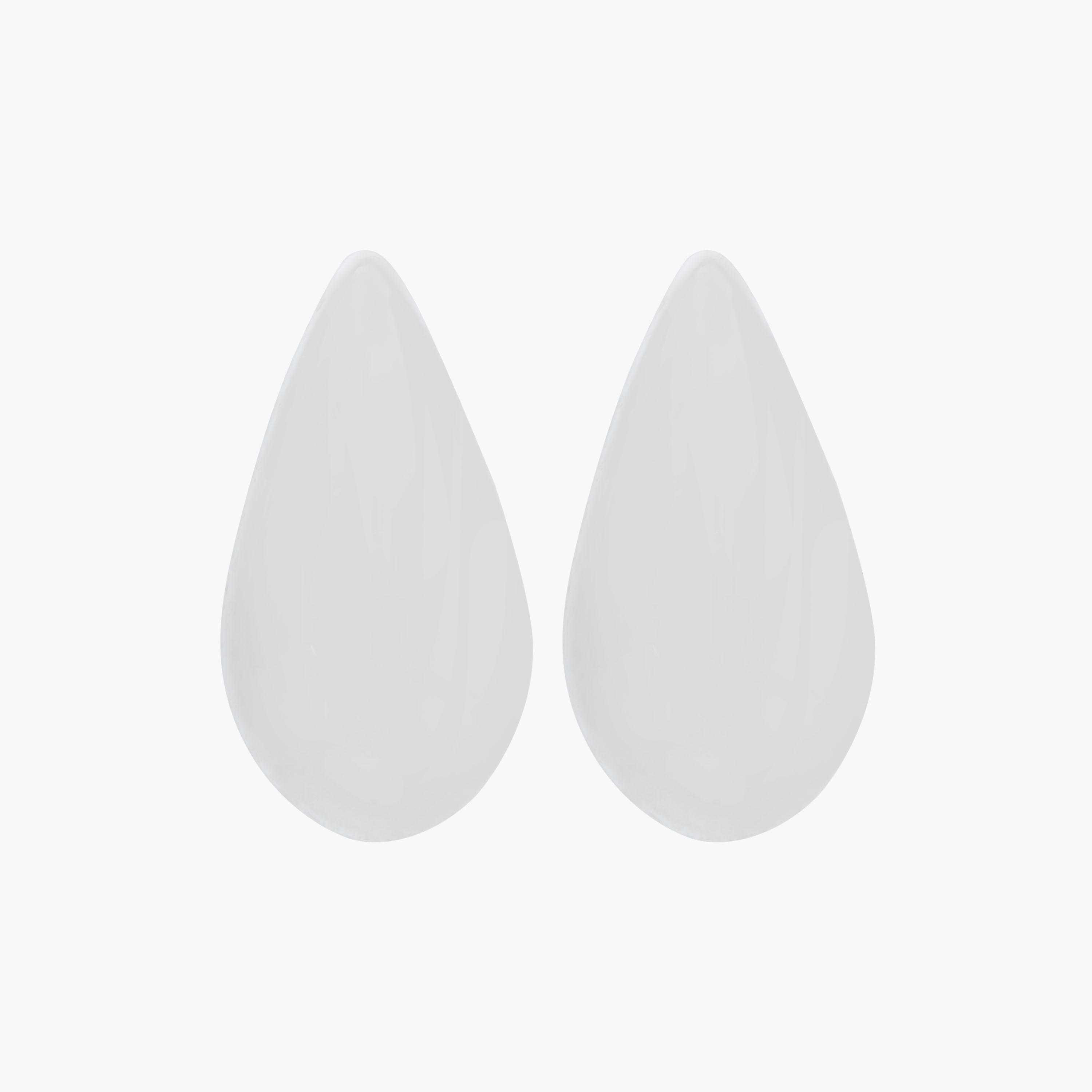 حلق ميتاليك بتصميم دمعة ومكبس إغلاق من جلو-women-watchesandjewellery-jewellery-earrings-image-1