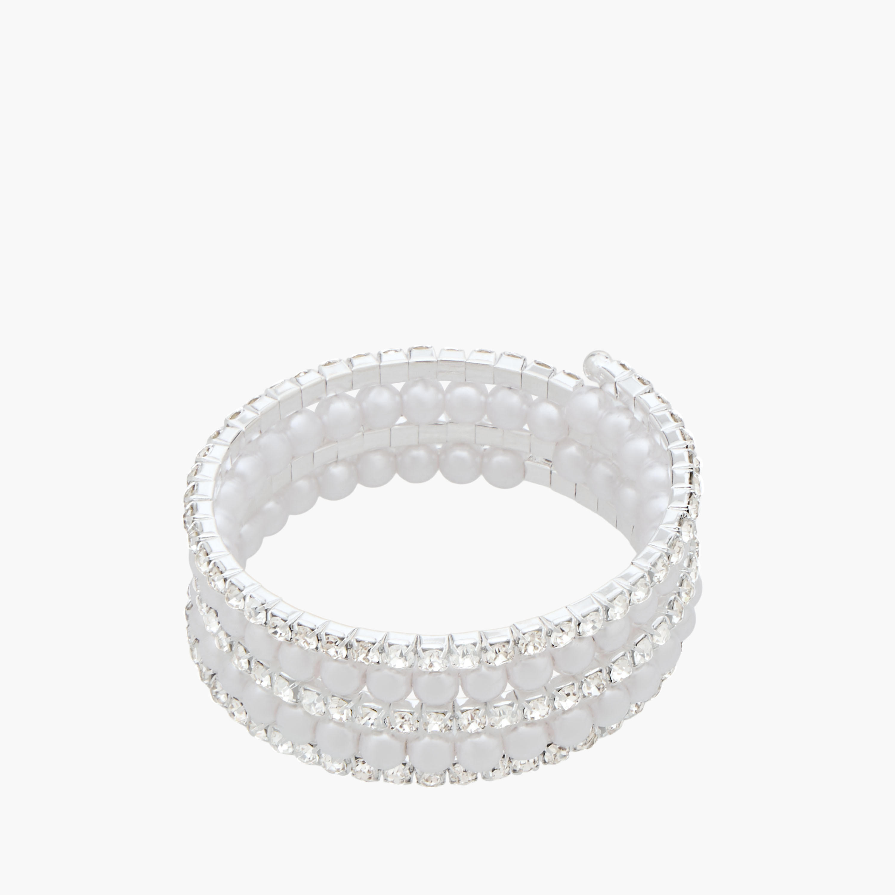 سوار حلزوني بزينة لؤلؤ من جلو-women-watchesandjewellery-jewellery-banglesandbracelets-image-3