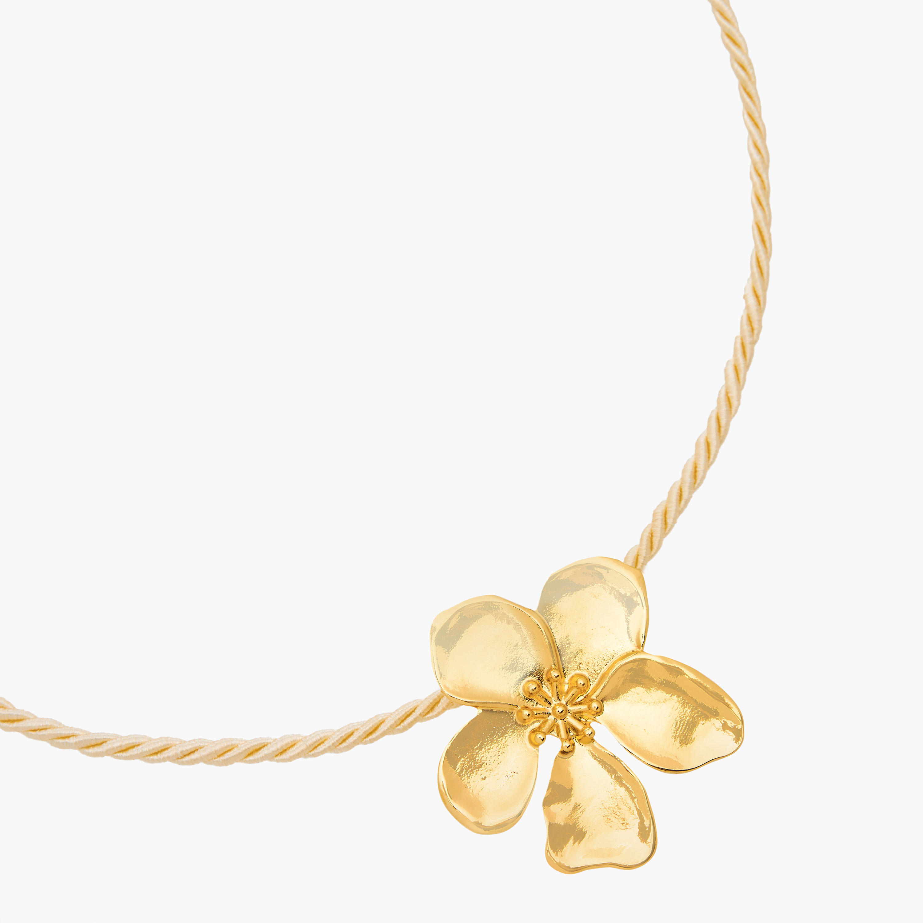 عقد معدن بدلاية مزينة بزهرة من جلو-women-watchesandjewellery-jewellery-necklacesandpendants-image-2