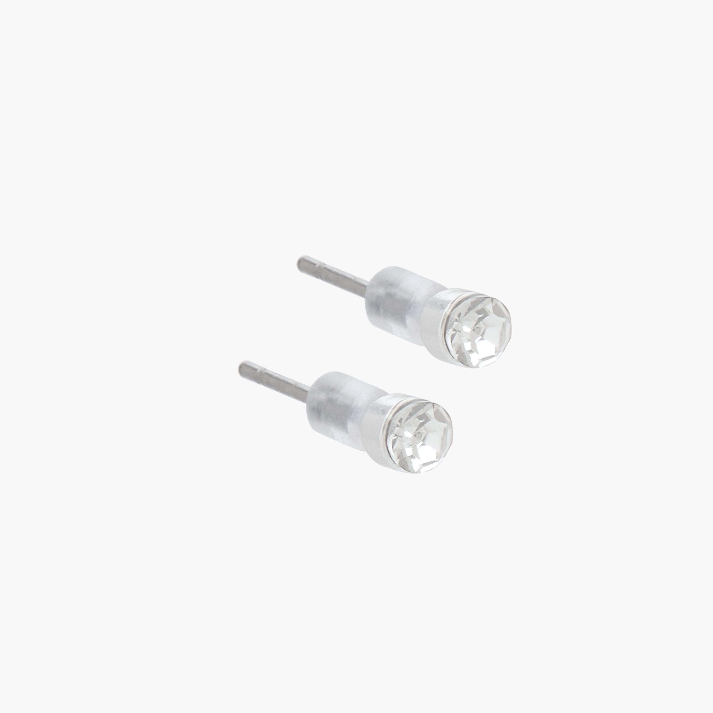 Gloo Pack of 2 Silver Finish Embellished Earrings with Pushback Closure-women-watchesandjewellery-jewellery-earrings-image-4
