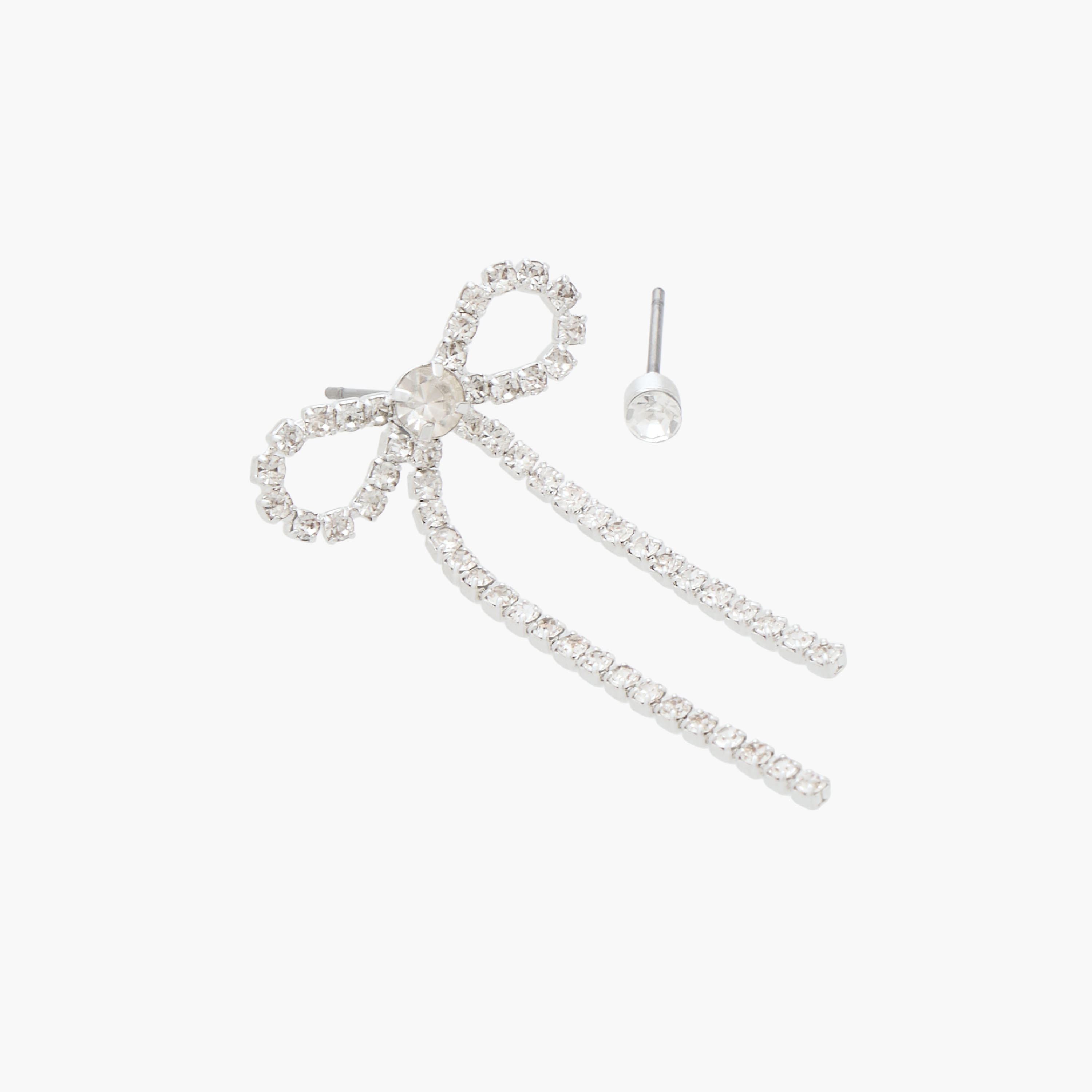 Gloo Pack of 2 Silver Finish Embellished Earrings with Pushback Closure-women-watchesandjewellery-jewellery-earrings-image-5