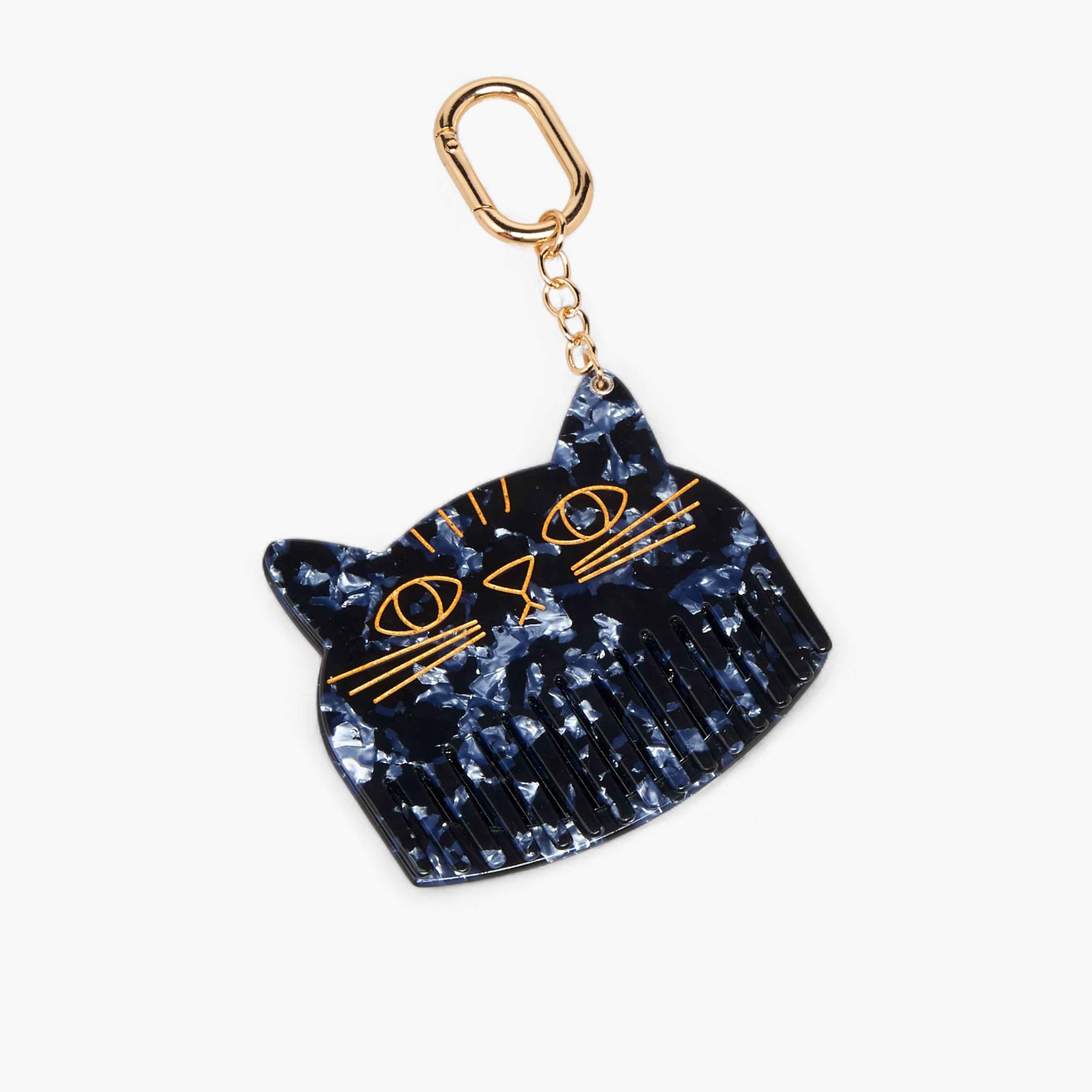 Gloo Cat Mirror Comb Bag Charm-women-clothingaccessories-novelties-image-2