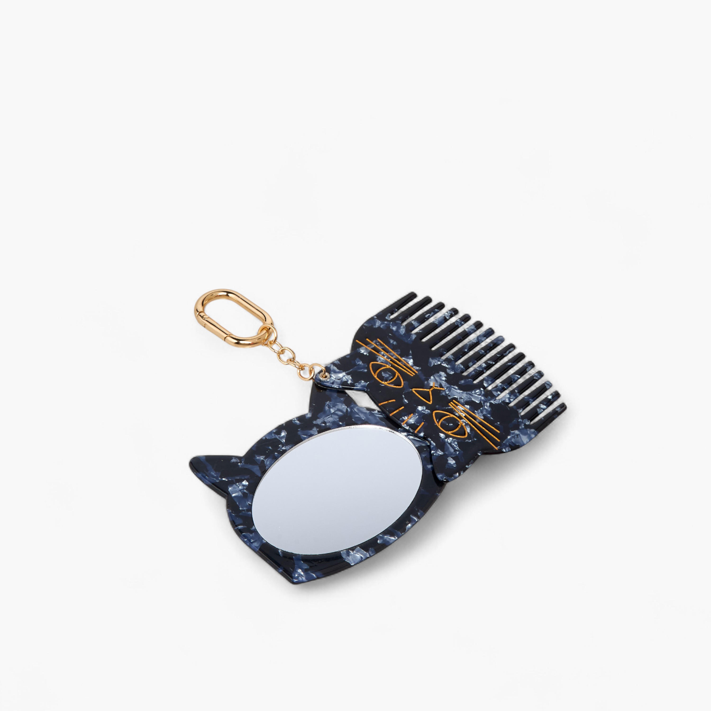 Gloo Cat Mirror Comb Bag Charm-women-clothingaccessories-novelties-image-3