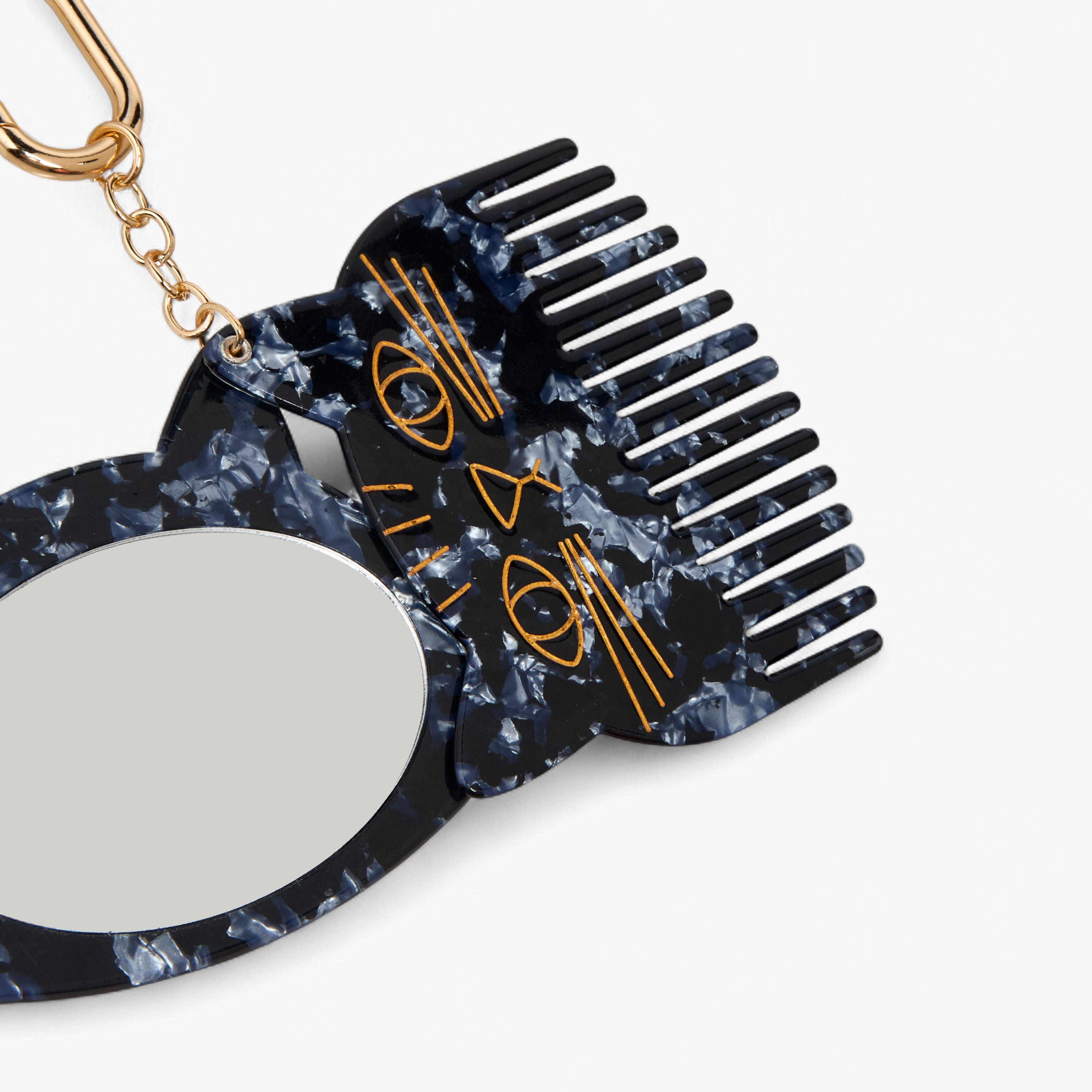 Gloo Cat Mirror Comb Bag Charm-women-clothingaccessories-novelties-image-5