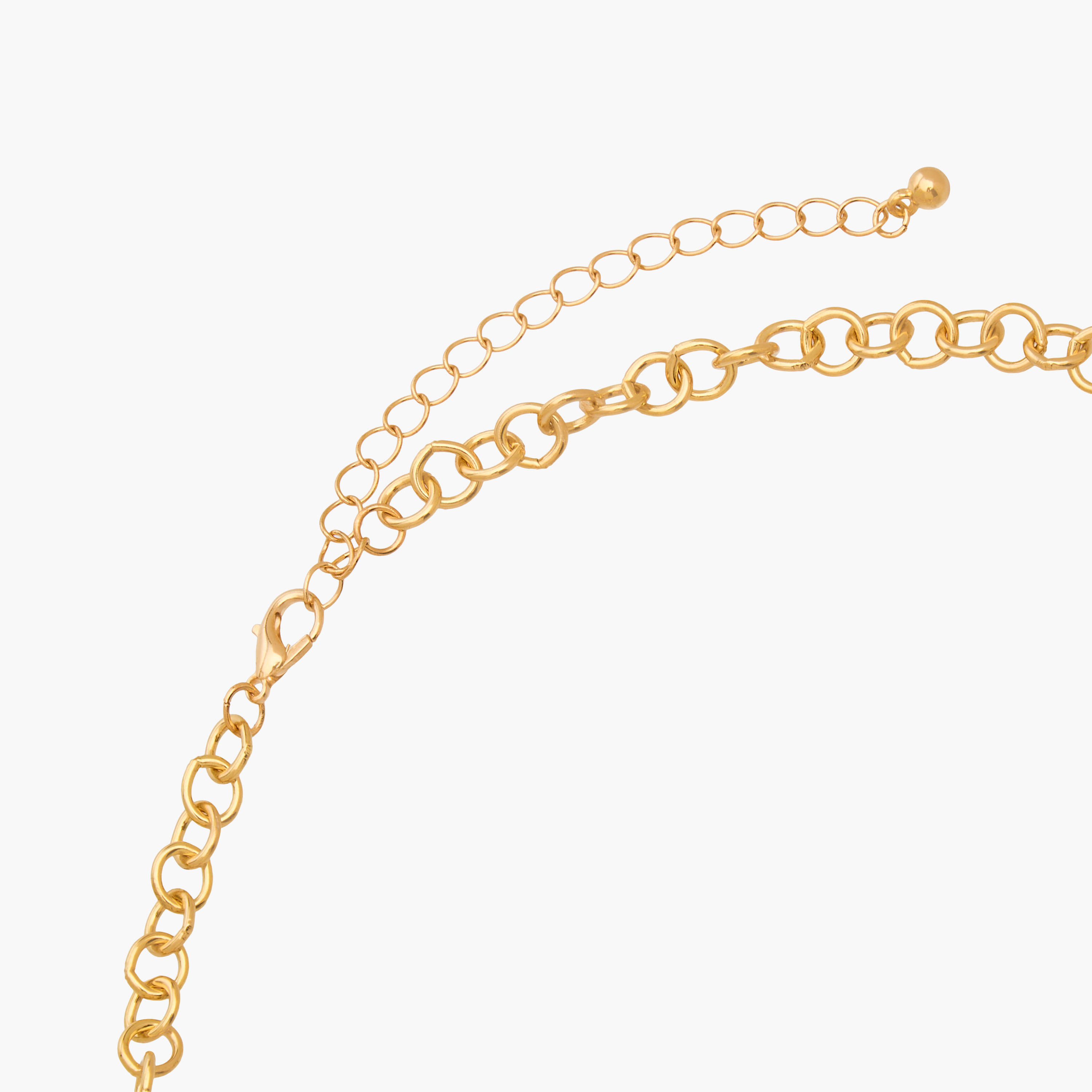 Gloo Metallic Charm Accent Choker Necklace-women-watchesandjewellery-jewellery-necklacesandpendants-image-3
