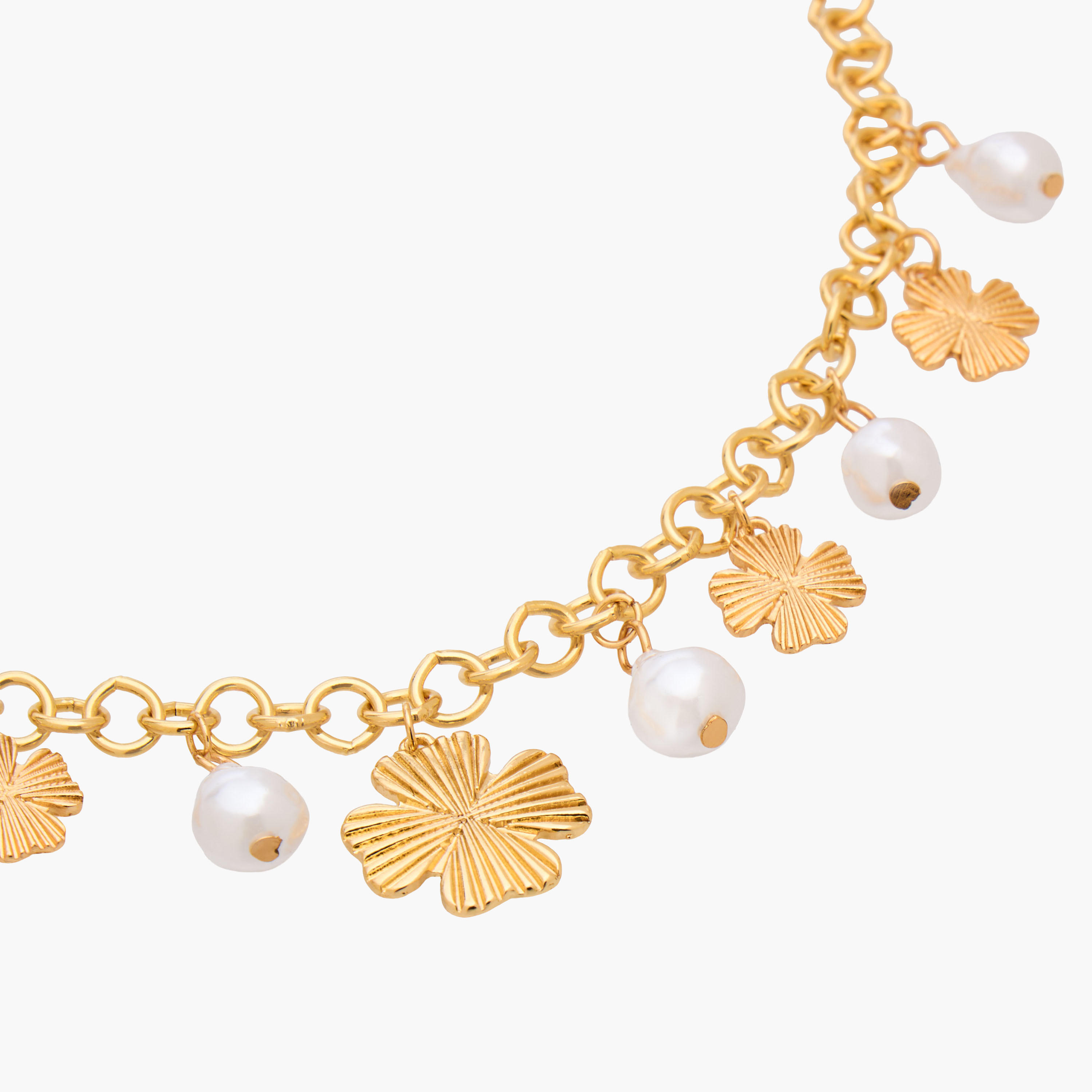 Gloo Metallic Charm Accent Choker Necklace-women-watchesandjewellery-jewellery-necklacesandpendants-image-4