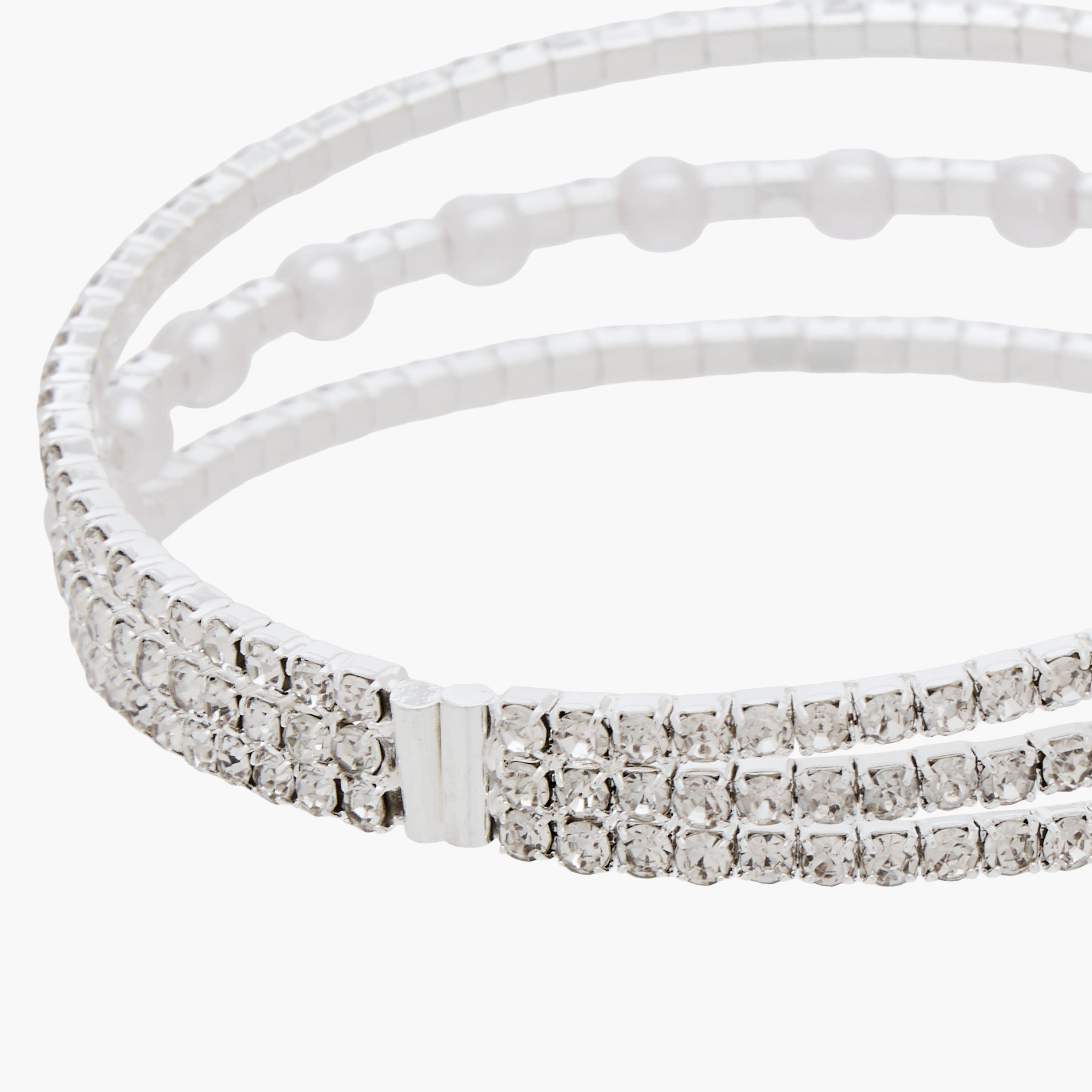 Gloo Pearl Embellished Cuff Bracelet-women-watchesandjewellery-jewellery-banglesandbracelets-image-4