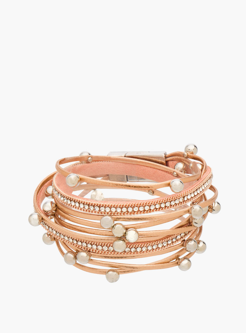 Gloo Metal Layered Bracelet-women-watchesandjewellery-jewellery-banglesandbracelets-image-1