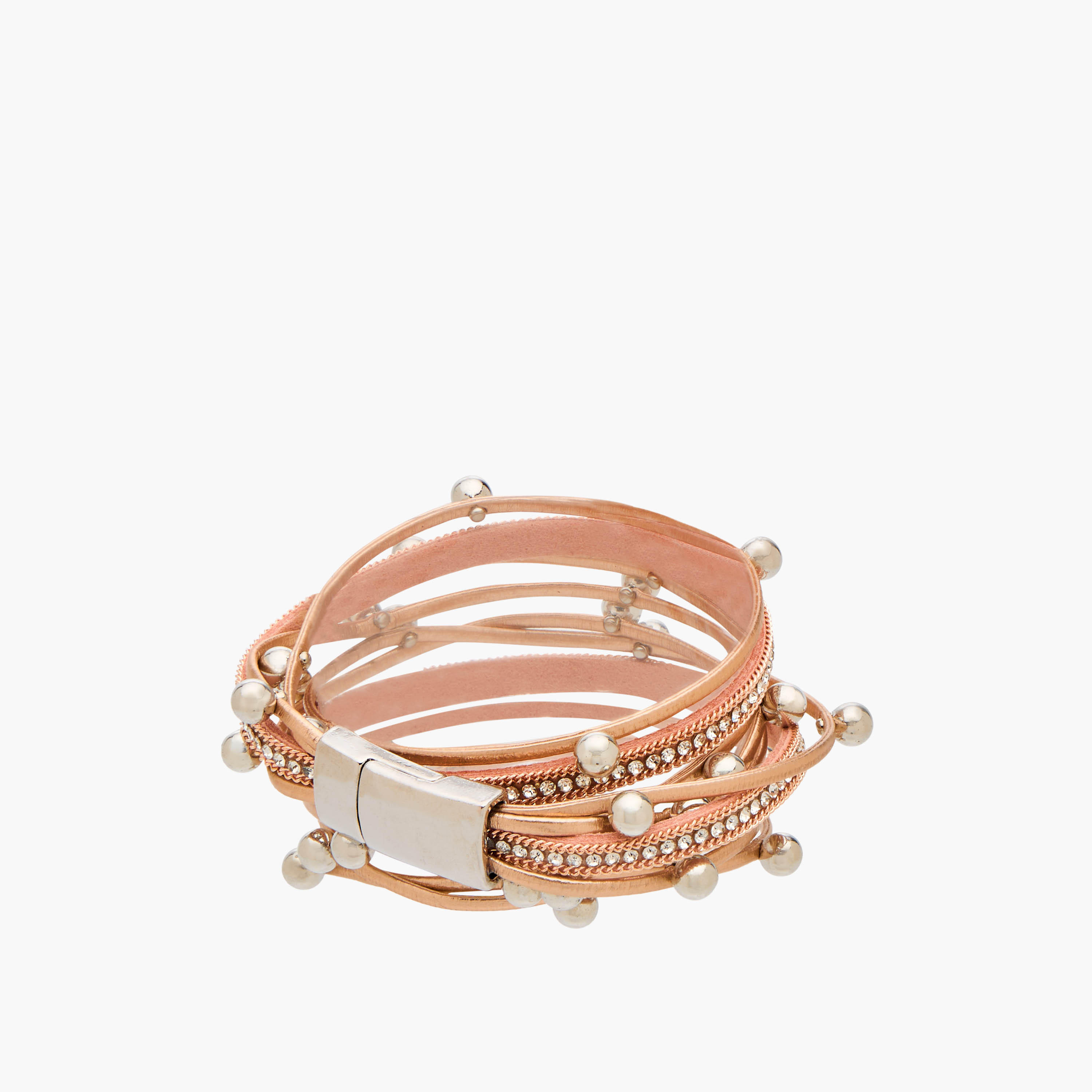 Gloo Metal Layered Bracelet-women-watchesandjewellery-jewellery-banglesandbracelets-image-2