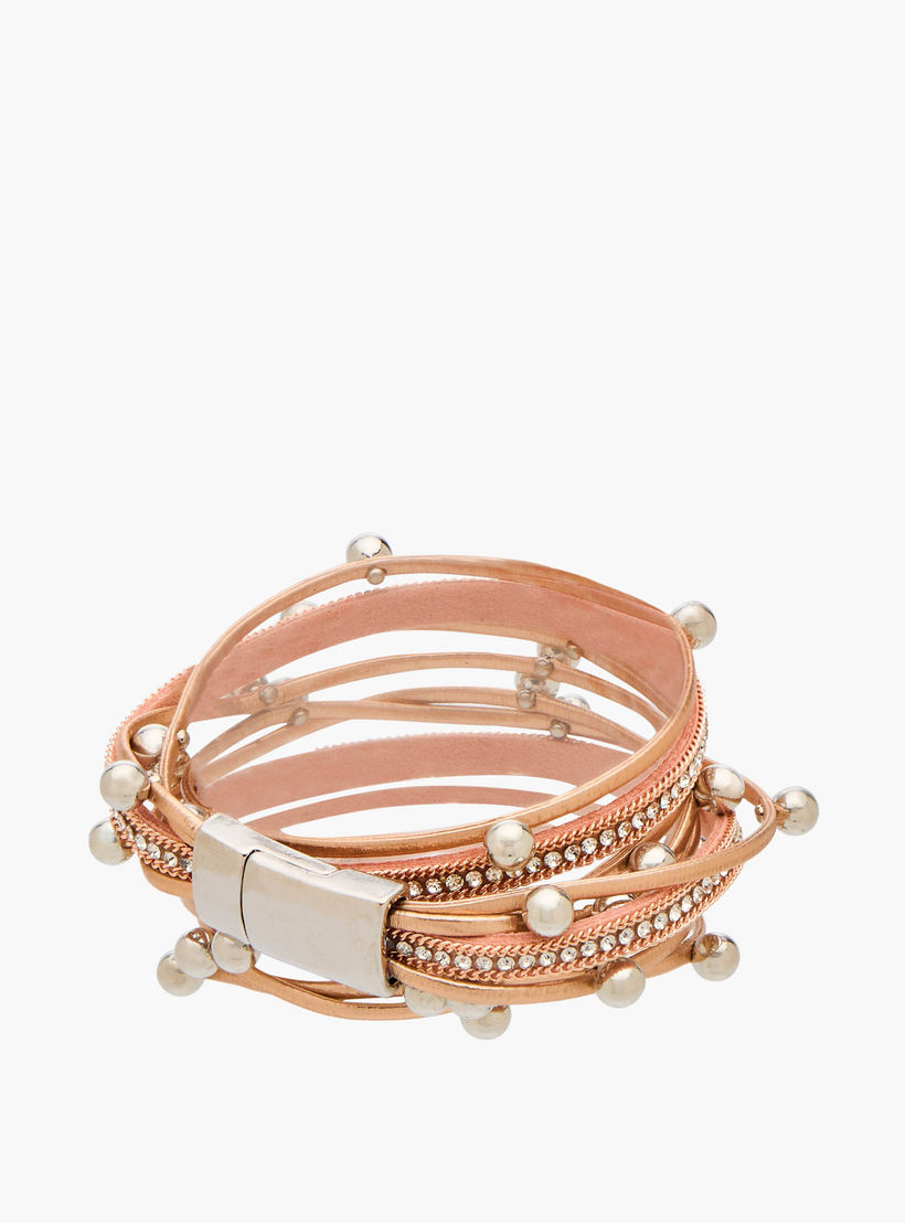 Gloo Metal Layered Bracelet-women-watchesandjewellery-jewellery-banglesandbracelets-image-2