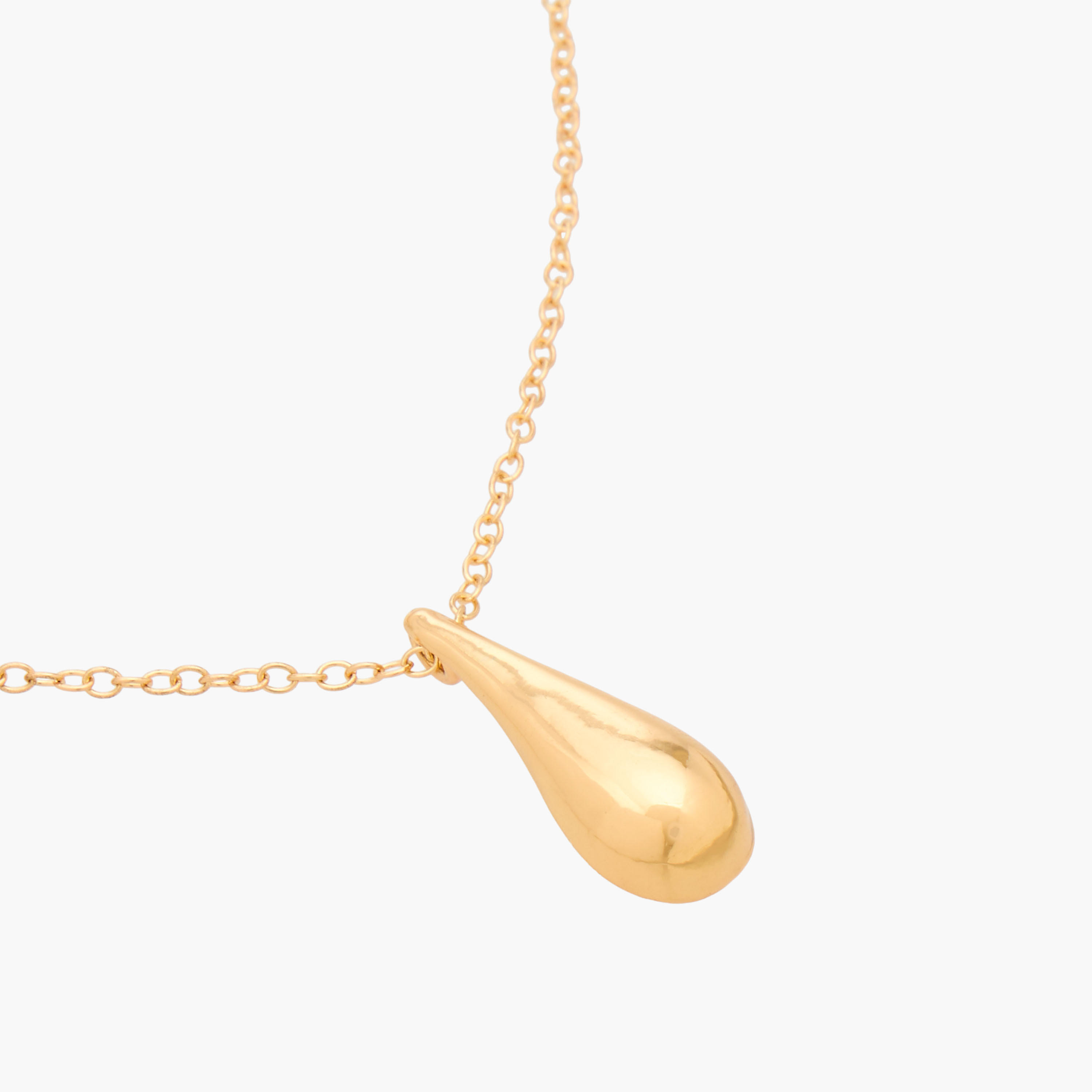 Metal Teardrop Pendant Layered Necklace-women-watchesandjewellery-jewellery-necklacesandpendants-image-4