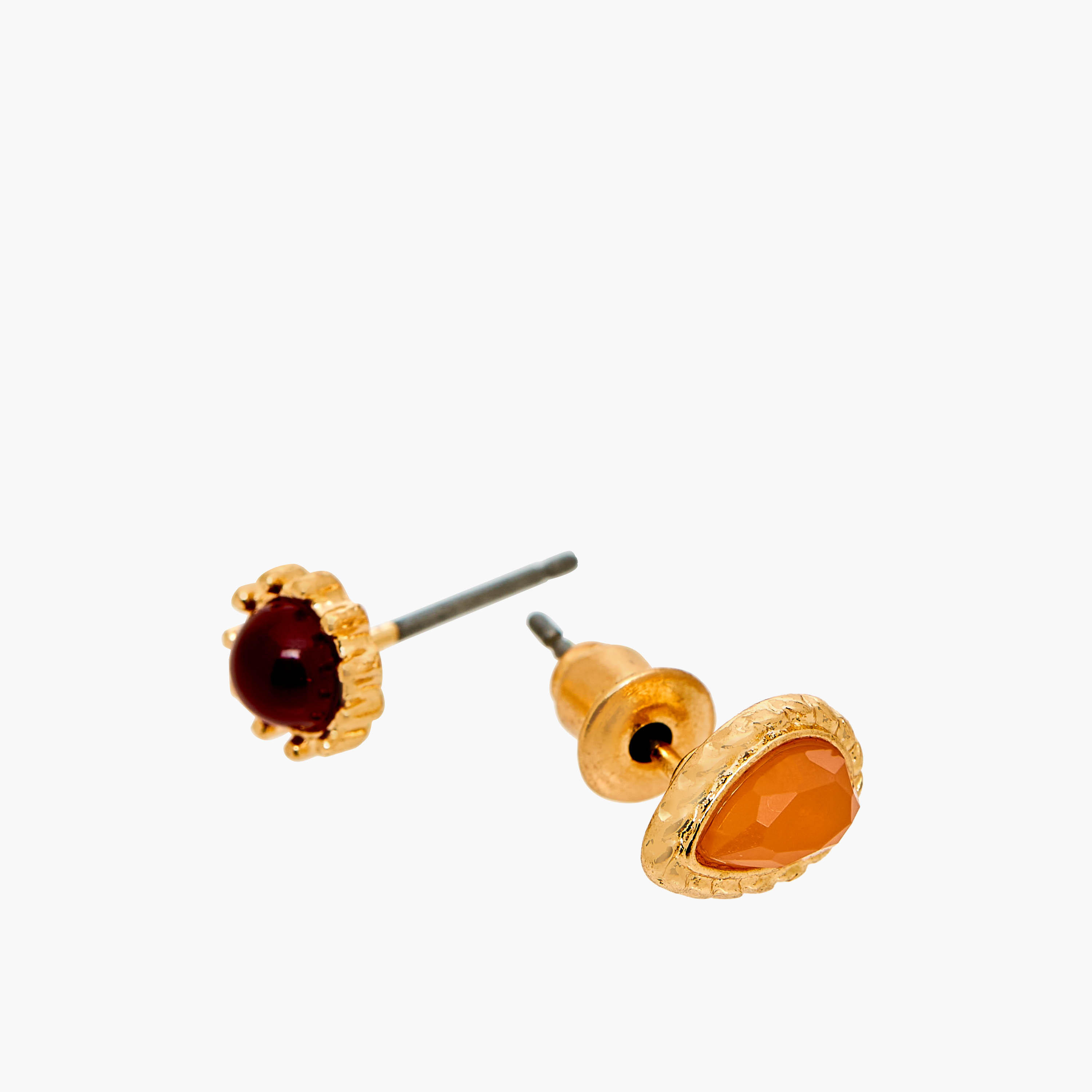 Pack of 20 Gold Tone Stud Earrings with Pushback Closure-women-watchesandjewellery-jewellery-earrings-image-5