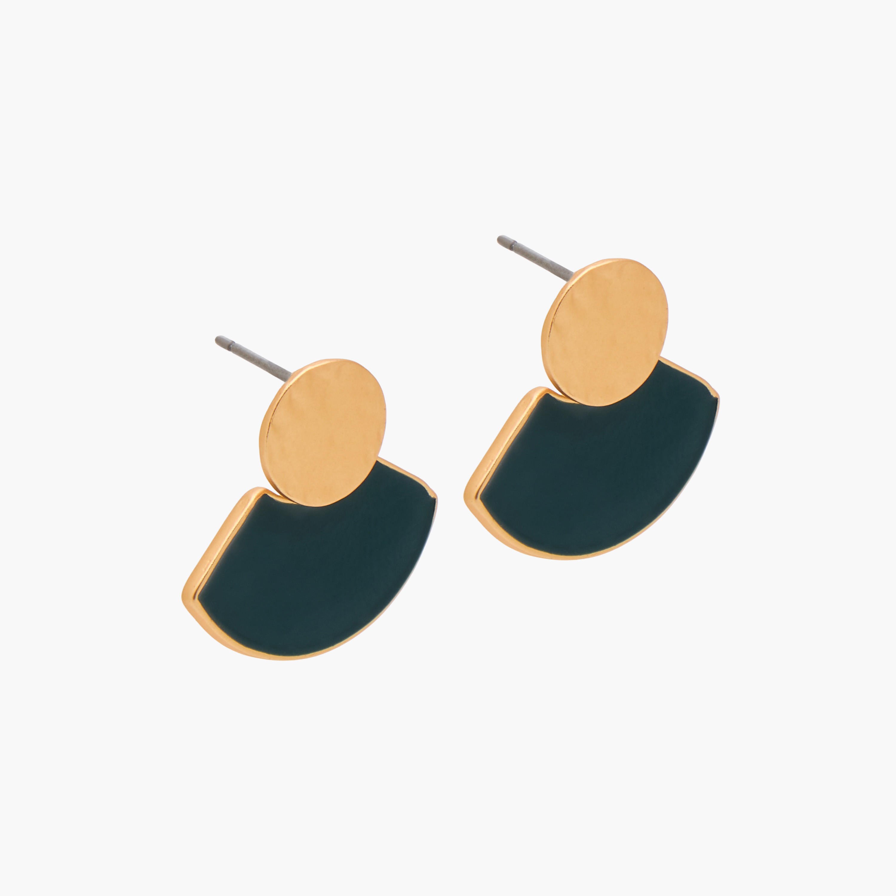 طقم من 3 أقراط مينا بمكبس إغلاق خلفي-women-watchesandjewellery-jewellery-earrings-image-3