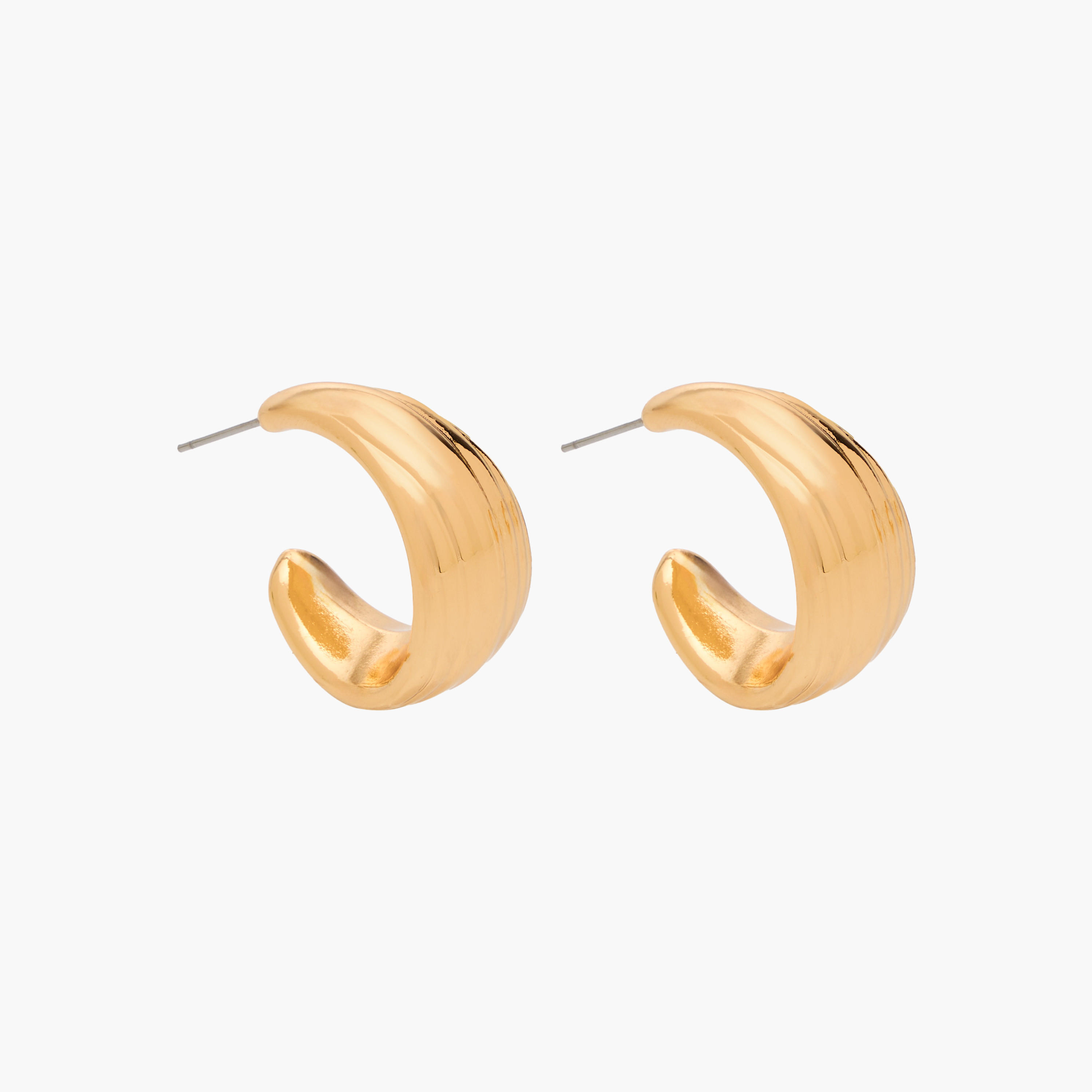 حلقان ميتاليك متنوعة بمكبس إغلاق خلفي - عبوة من 3 قطع-women-watchesandjewellery-jewellery-earrings-image-5