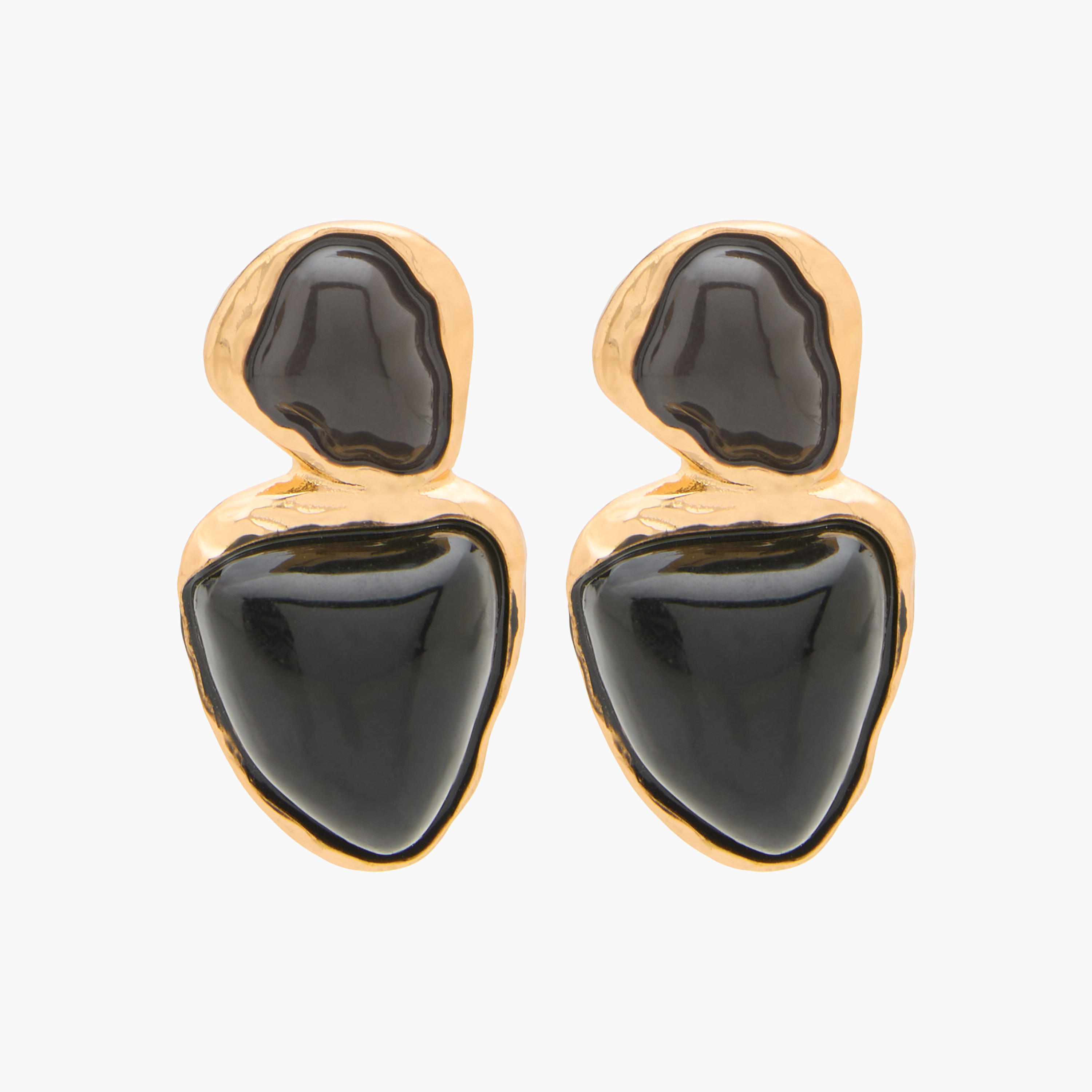 أقراط متدلية منحوتة معدنية بمكبس إغلاق خلفي-women-watchesandjewellery-jewellery-earrings-image-5