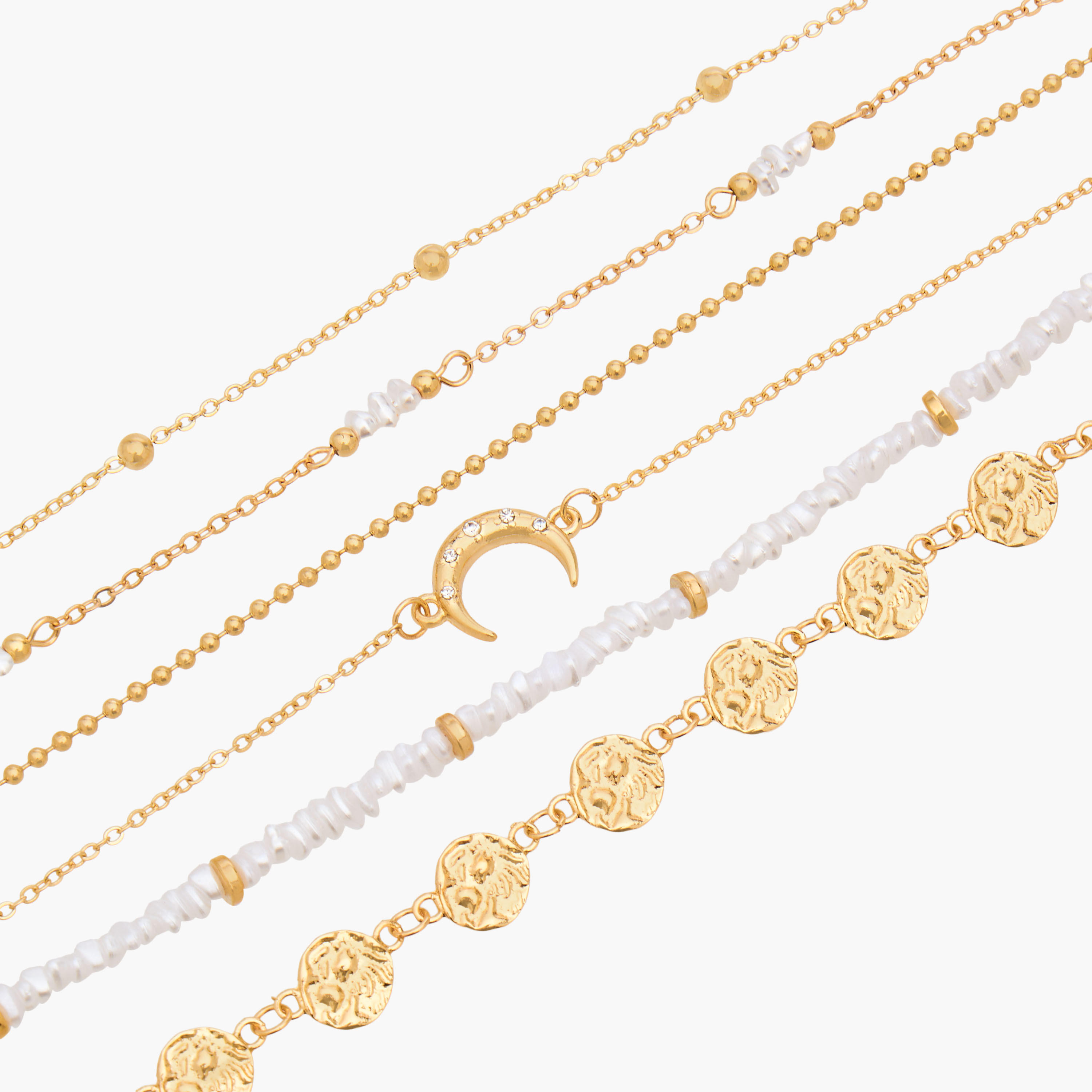 Pack of 6 Gold Plated Bracelet-women-watchesandjewellery-jewellery-banglesandbracelets-image-15
