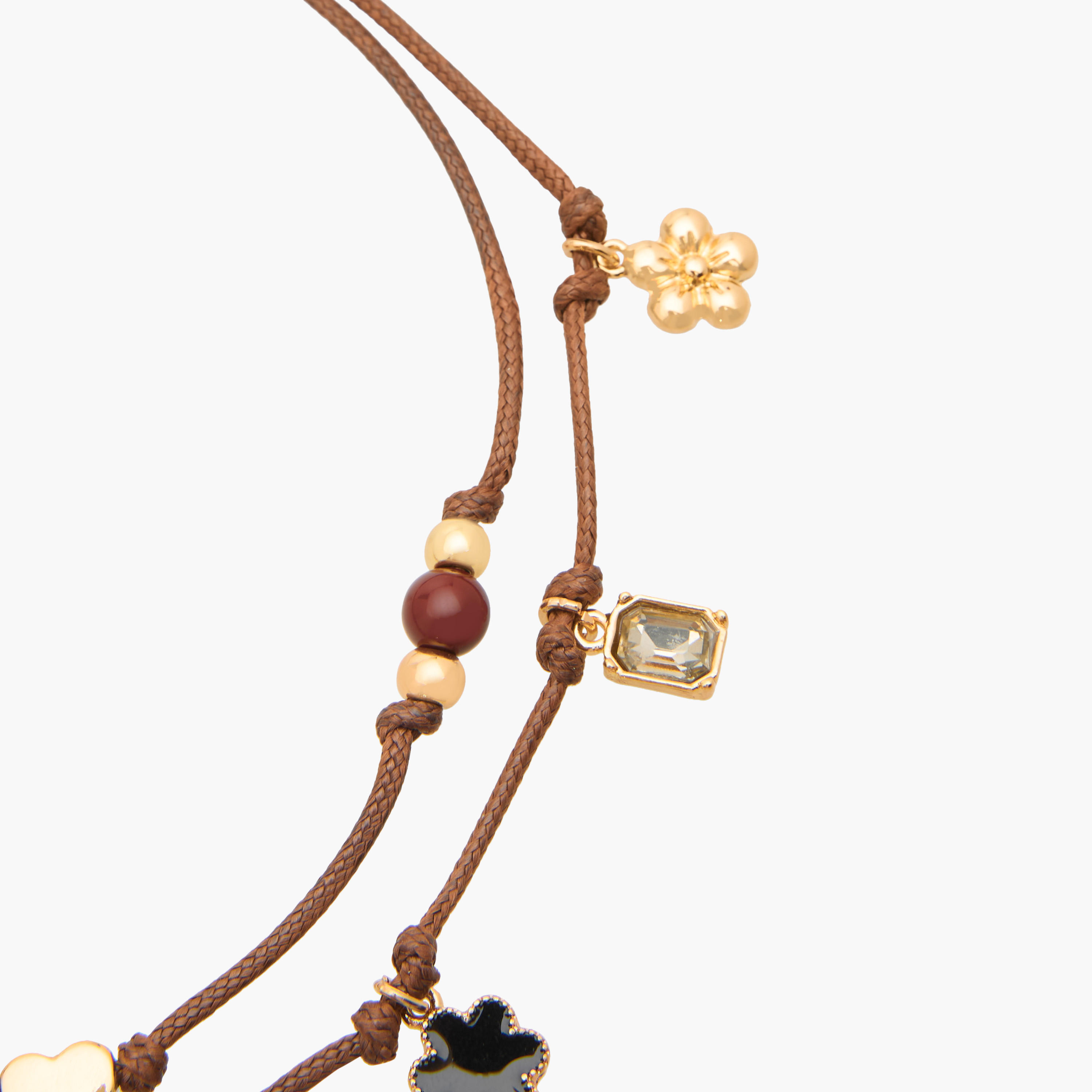 Metal Layered Necklace with Charm Detail-women-watchesandjewellery-jewellery-necklacesandpendants-image-5