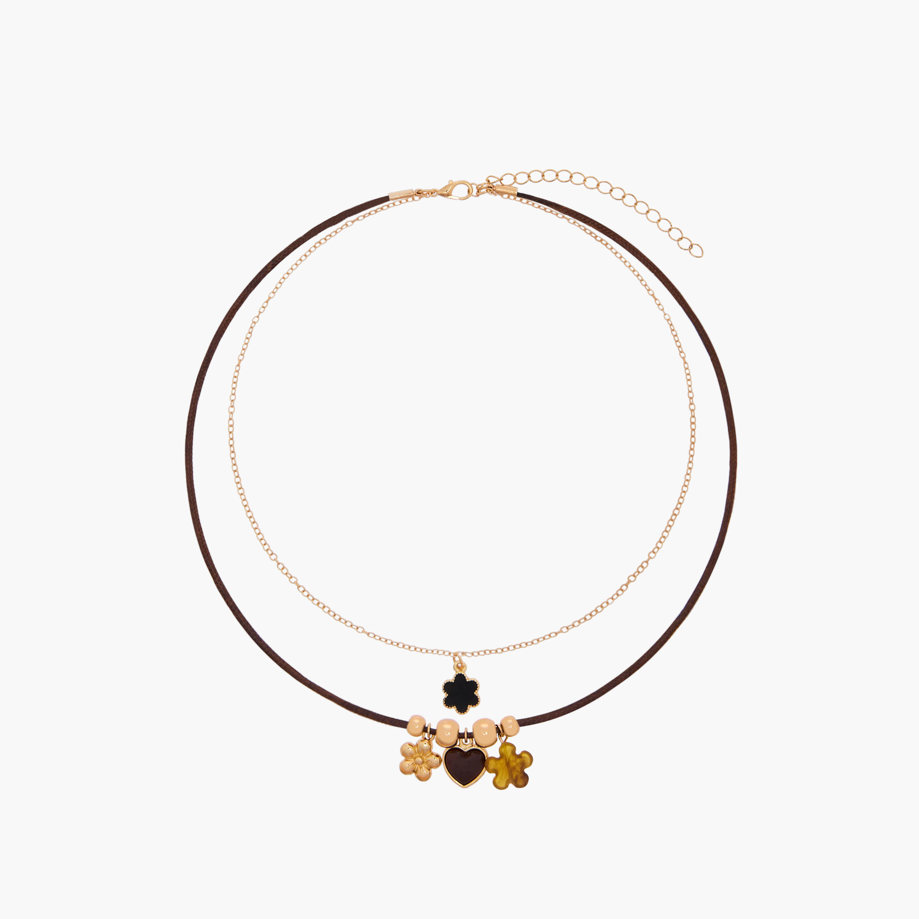 عقد ميتاليك متعدد الطبقات بدلاية-women-watchesandjewellery-jewellery-necklacesandpendants-image-1