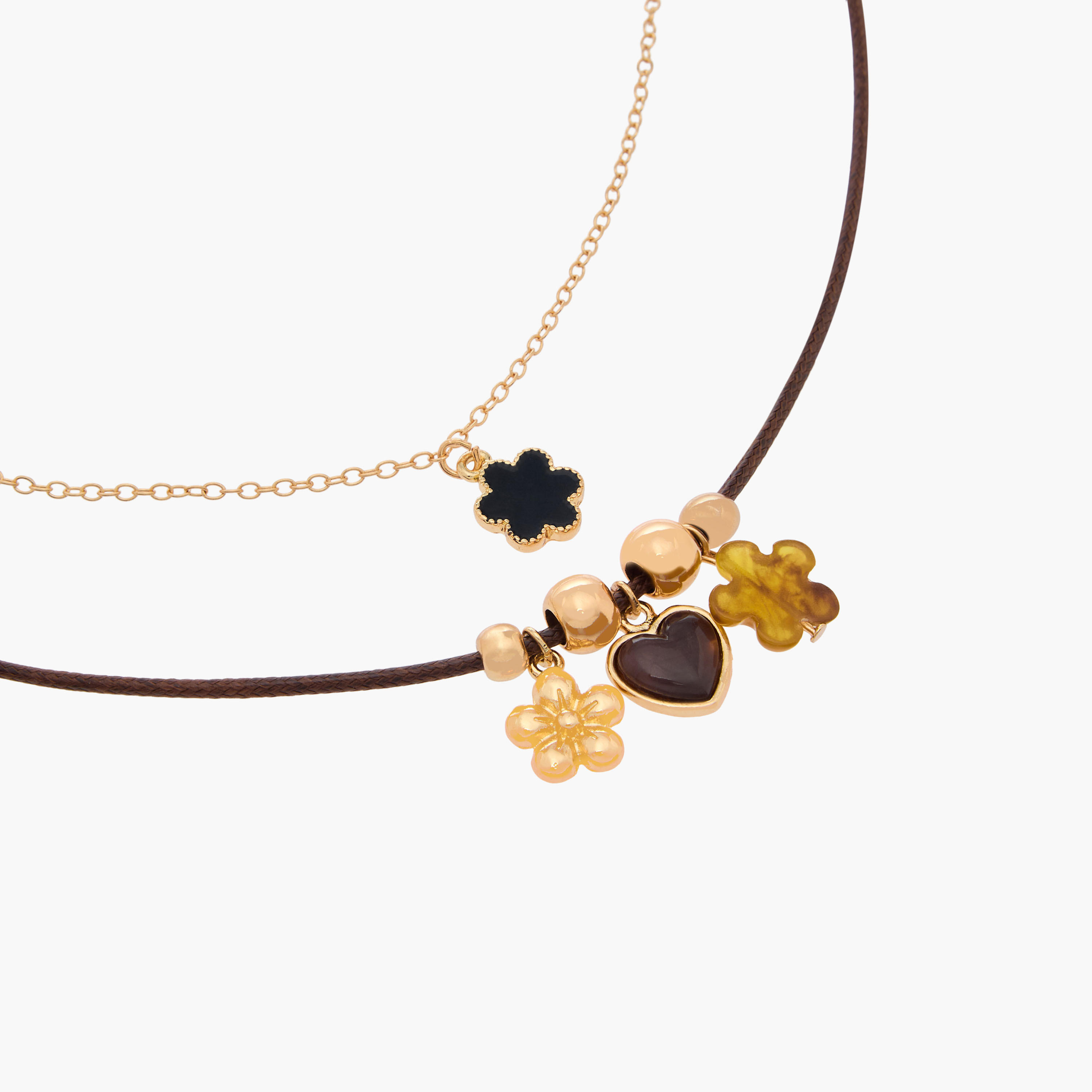 عقد ميتاليك متعدد الطبقات بدلاية-women-watchesandjewellery-jewellery-necklacesandpendants-image-3