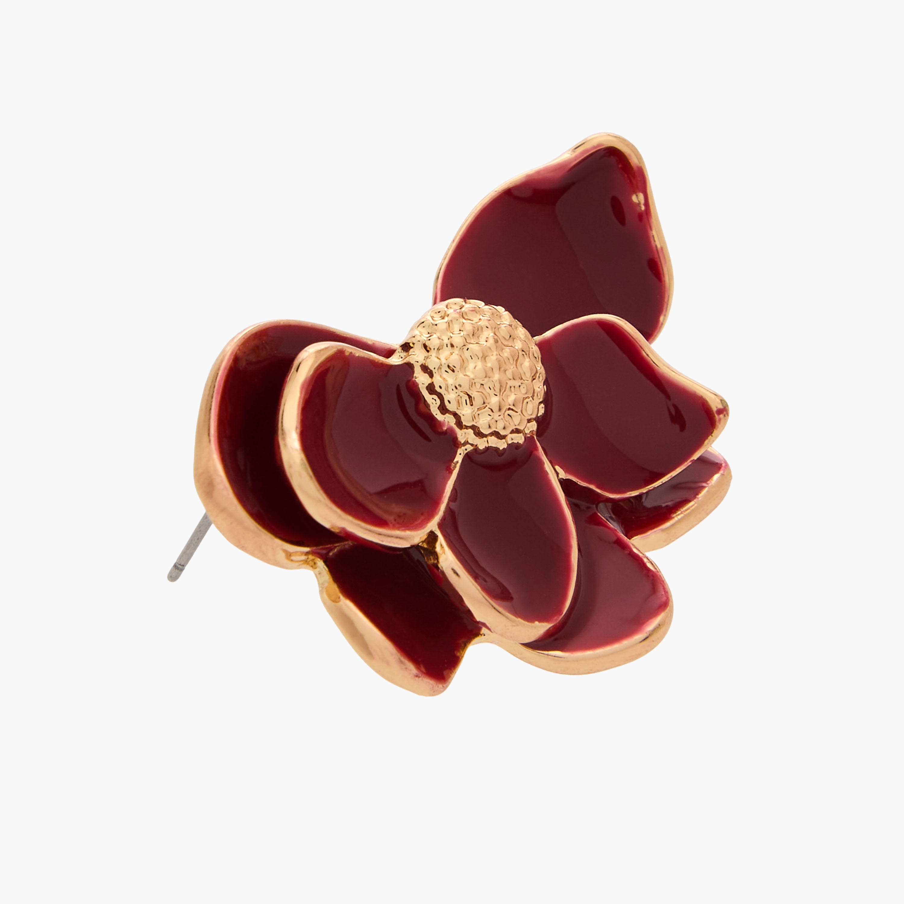 حلقان مرصعة بالراتنج على شكل زهور مع مشبك خلفي-women-watchesandjewellery-jewellery-earrings-image-5