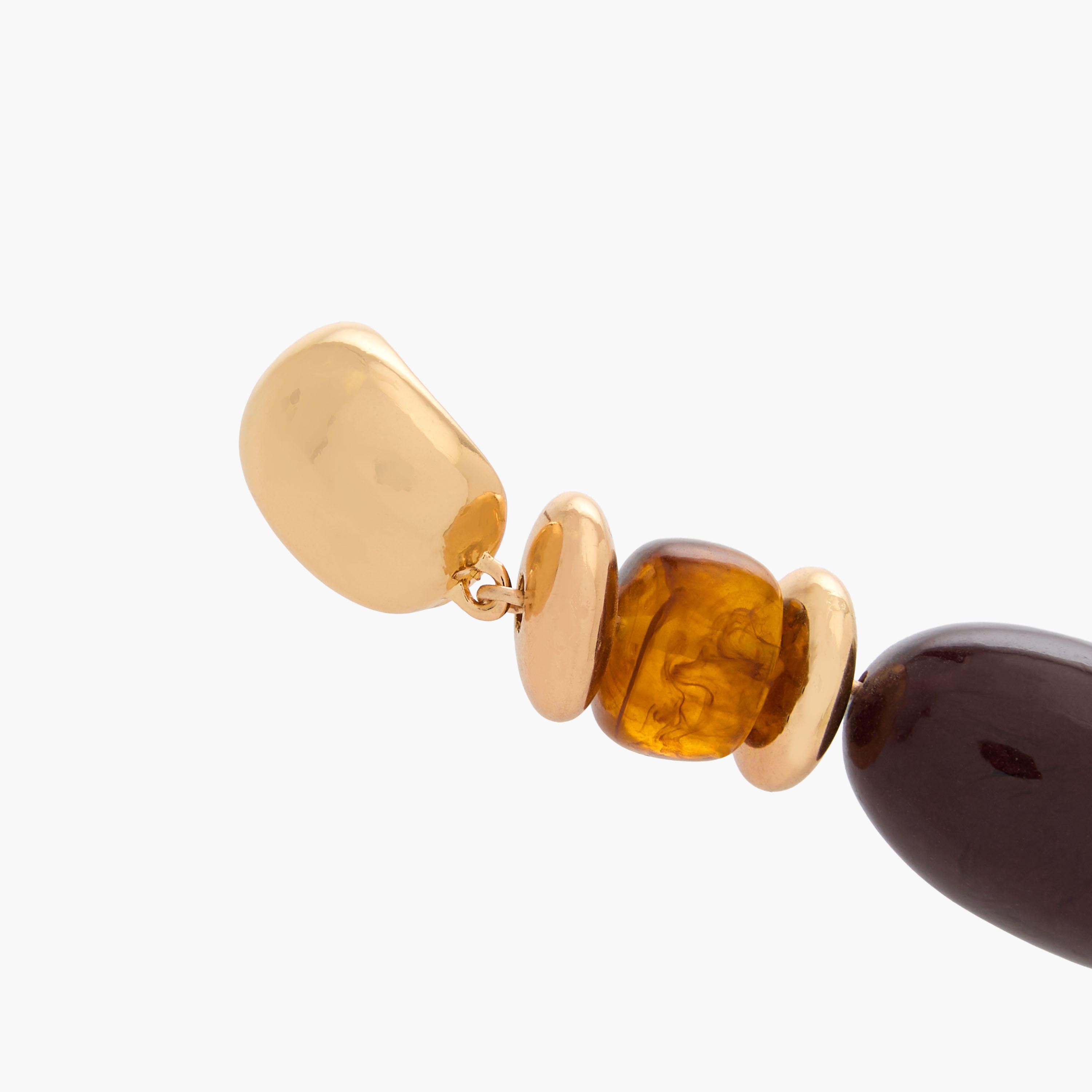 Resin Drop Earrings with Pushback Closure-women-watchesandjewellery-jewellery-earrings-image-5