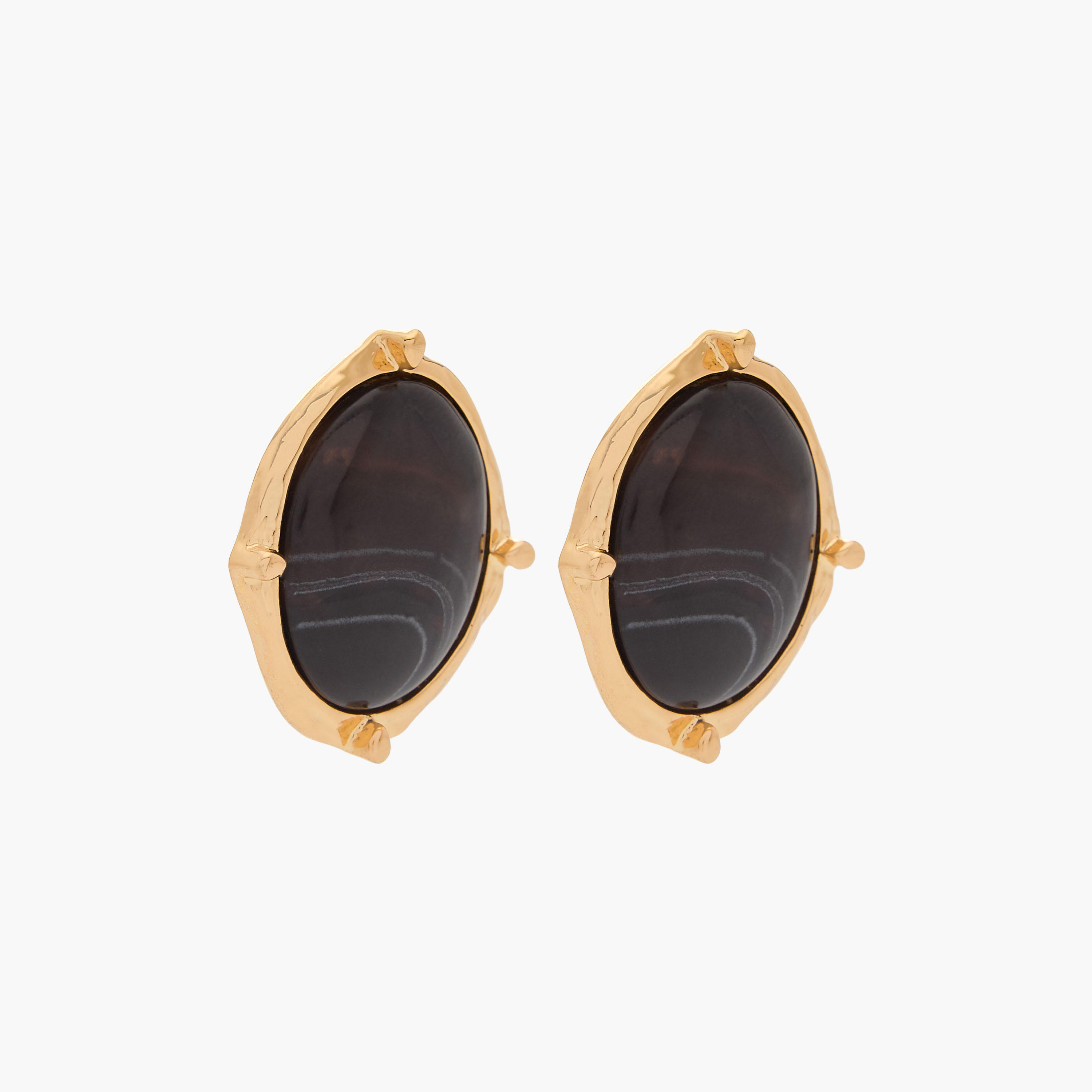 Metallic Embellished Stud Earrings with Pushback Closure-women-watchesandjewellery-jewellery-earrings-image-3